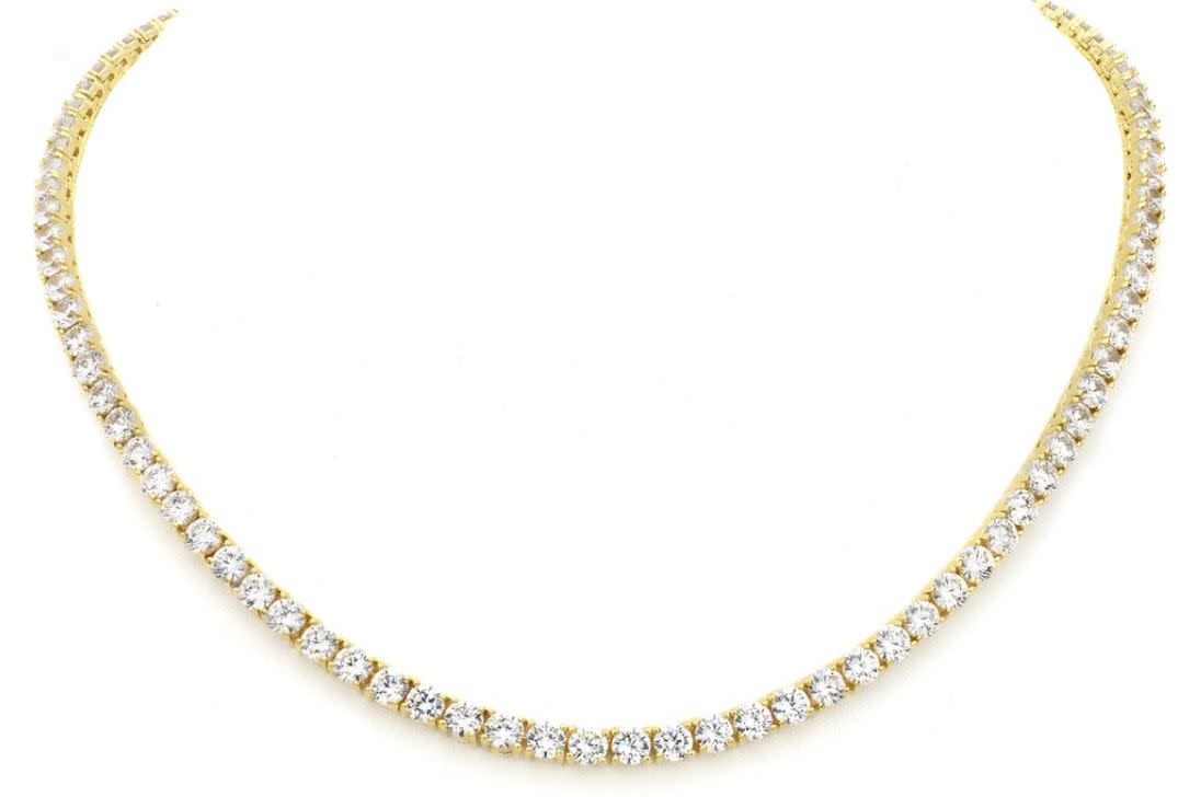 18kgp classic tennis necklace a gg1uhw