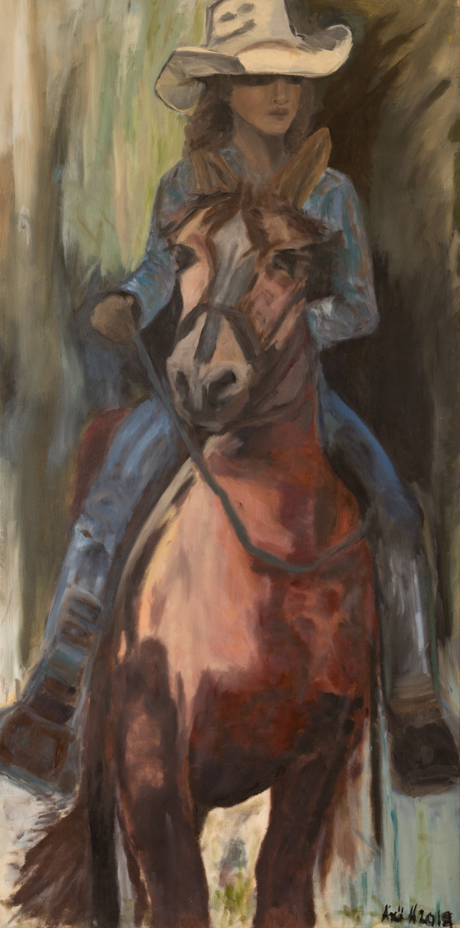 Cowgirl ane howard paintings 17 c1fowt