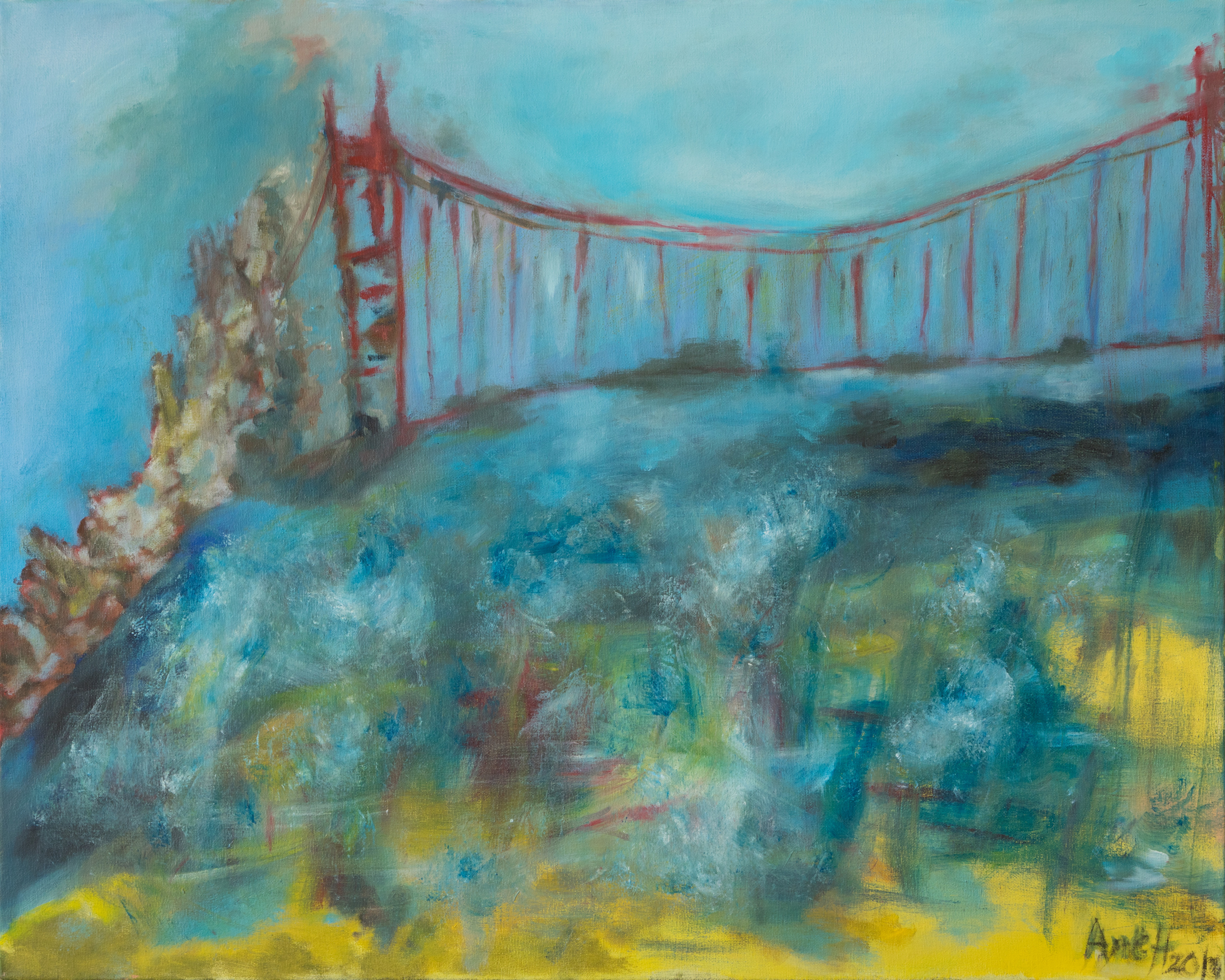 Angels visiting golden gate bridge ane howard paintings 02 yxmmoe