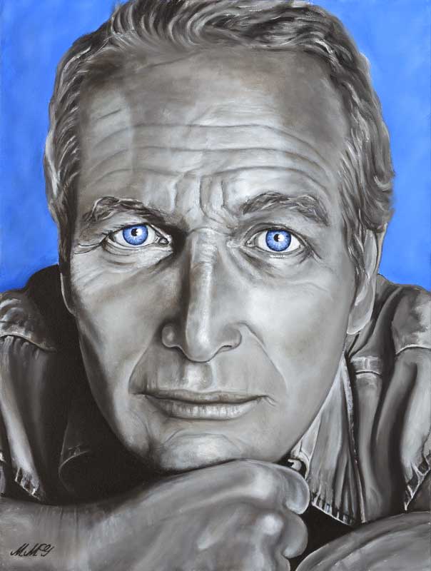 Oil on canvas  newman  by monica marquez gatica mmg art studio web ad5nlm