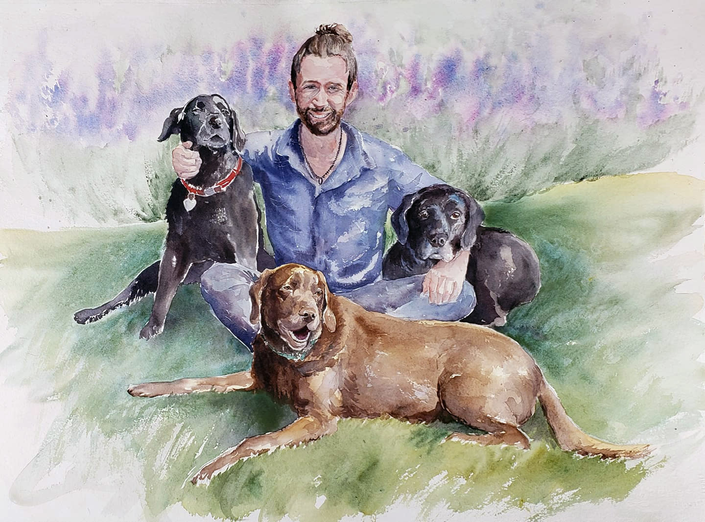 Justin and dogs final lc70wc