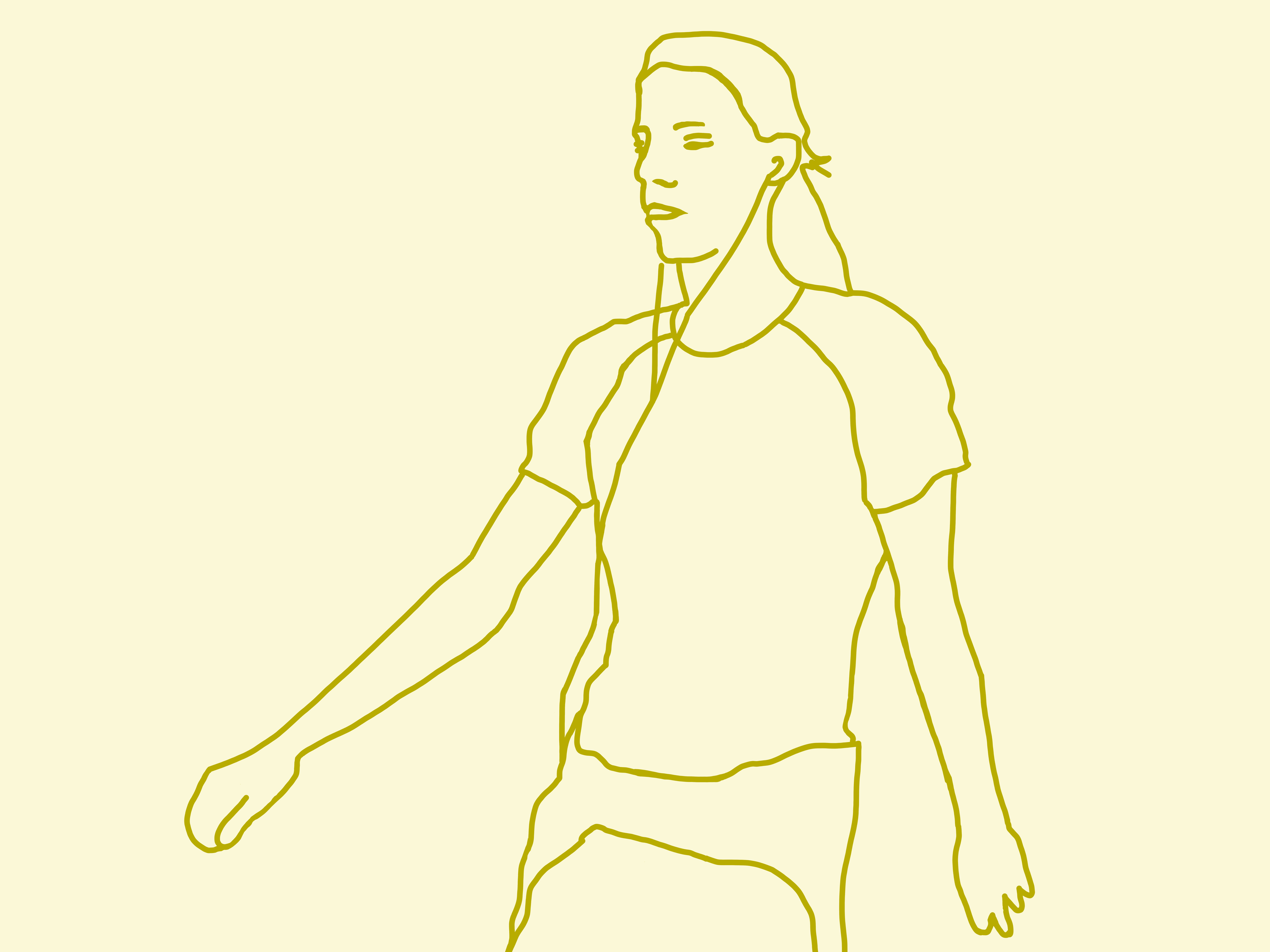 Yellow runner vy8mxn