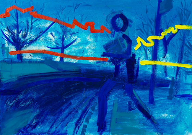 Stuart bush living in a world of desire oil on canvas 50x70 cm xjpgke