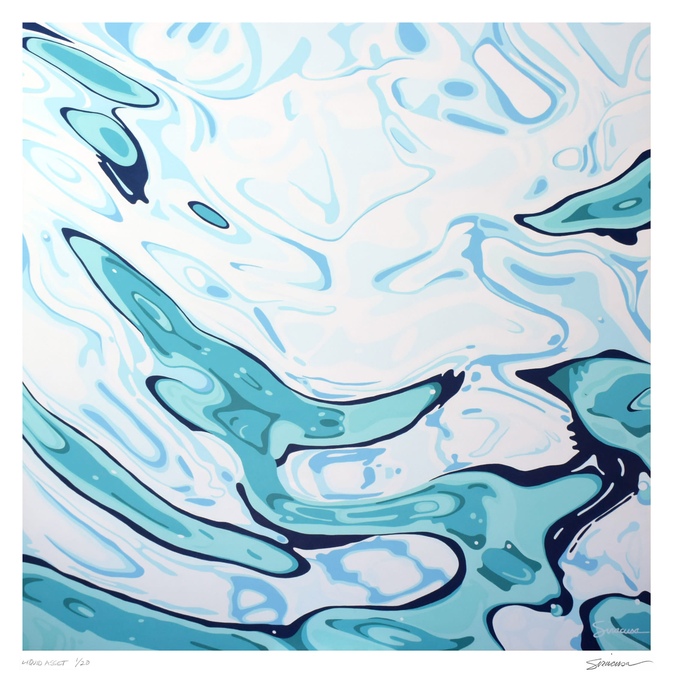 Liquid asset limited editon print q1a0rf