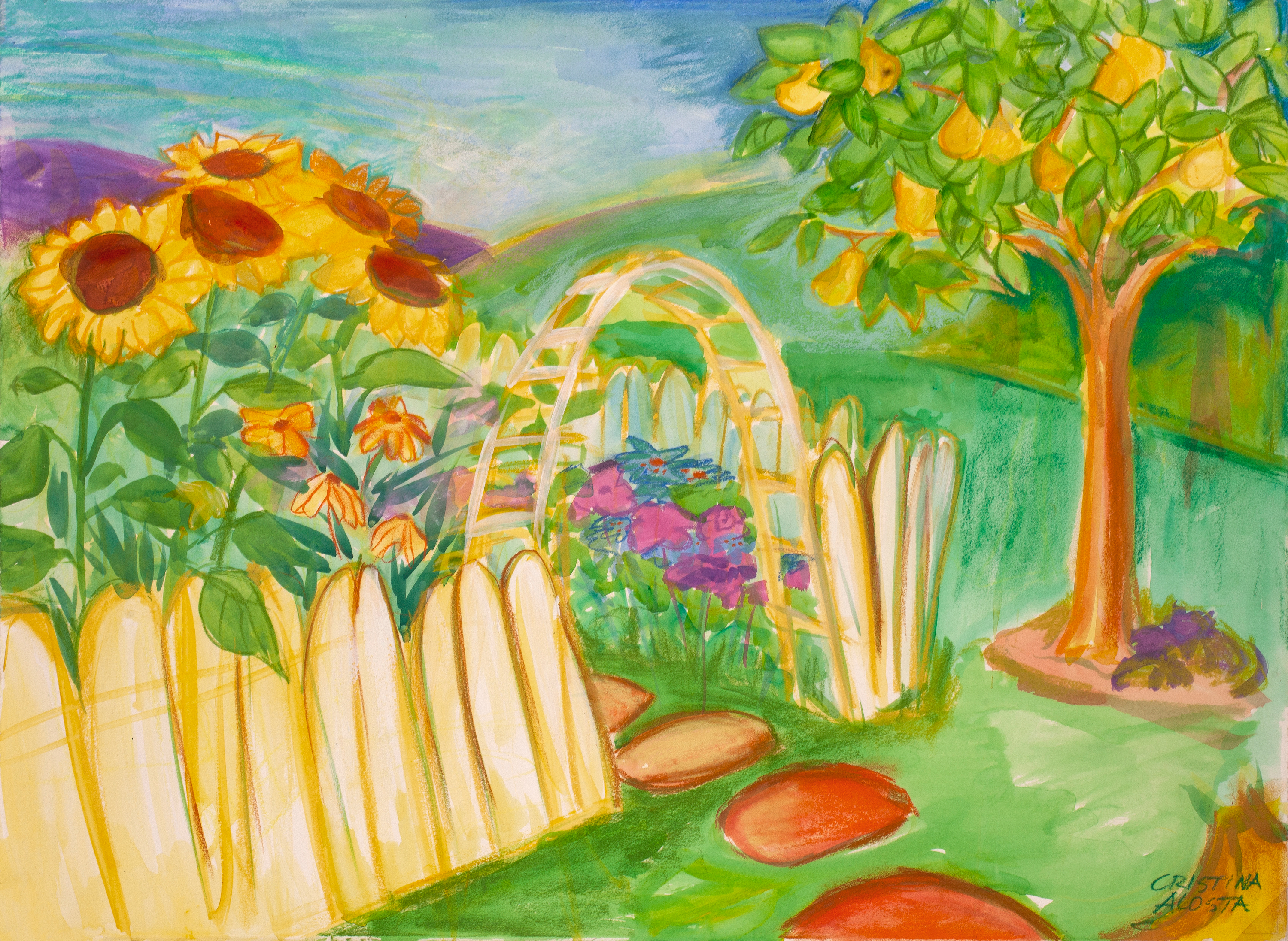 Sunflower garden cristina acosta n4wvsm