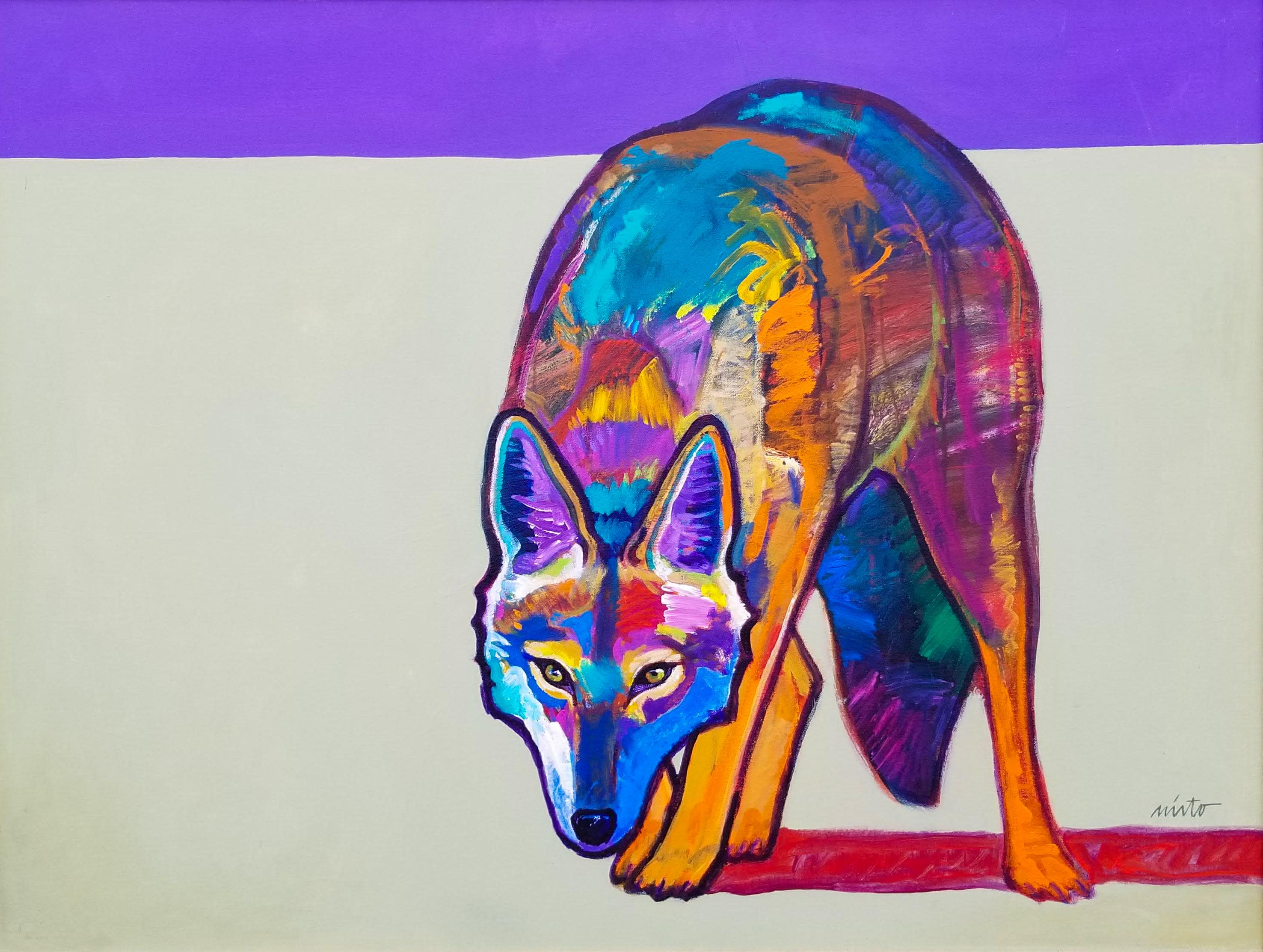 Wolf | John Nieto Original Painting