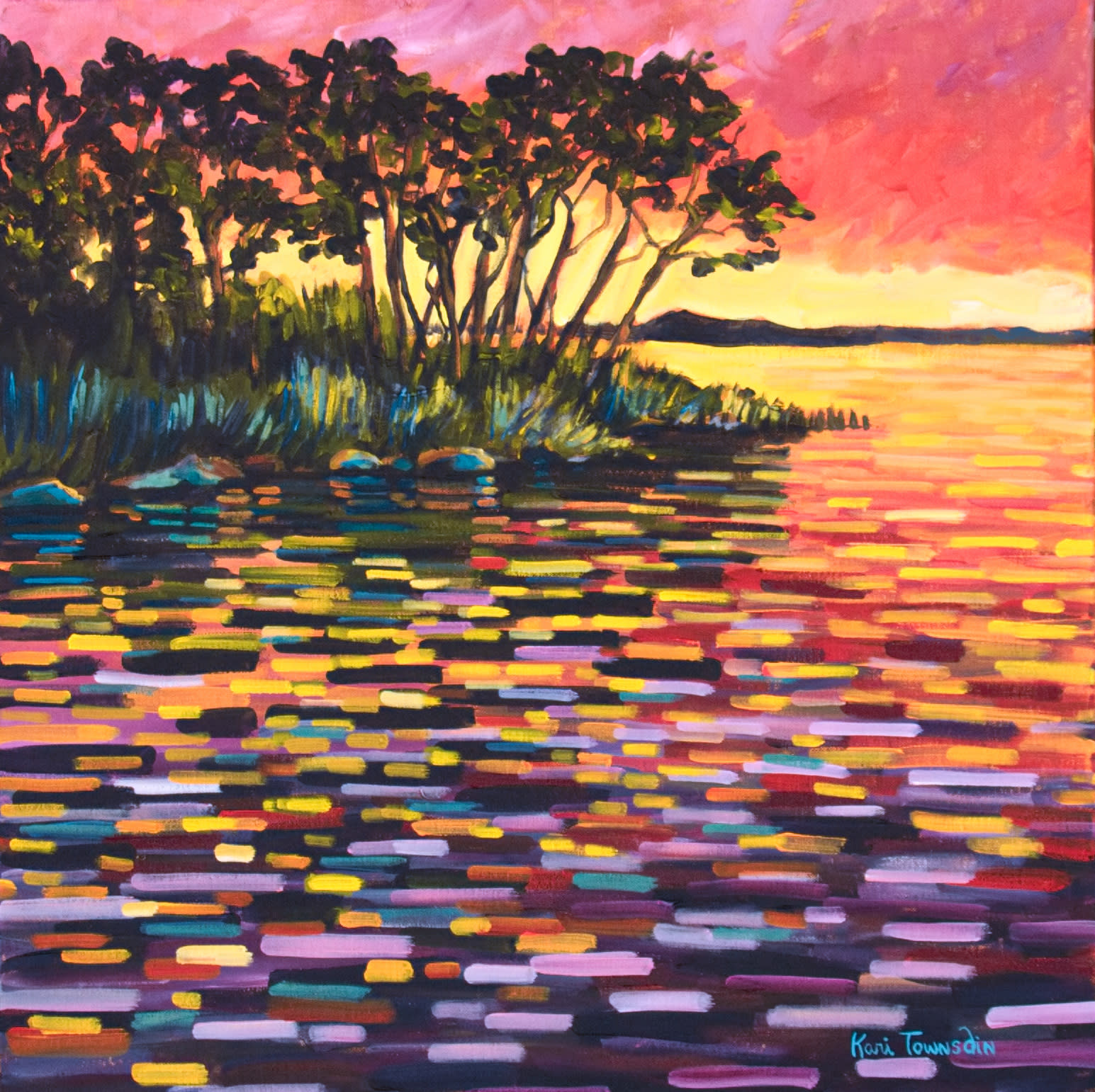 Sunset Landing Art | Kari Townsdin