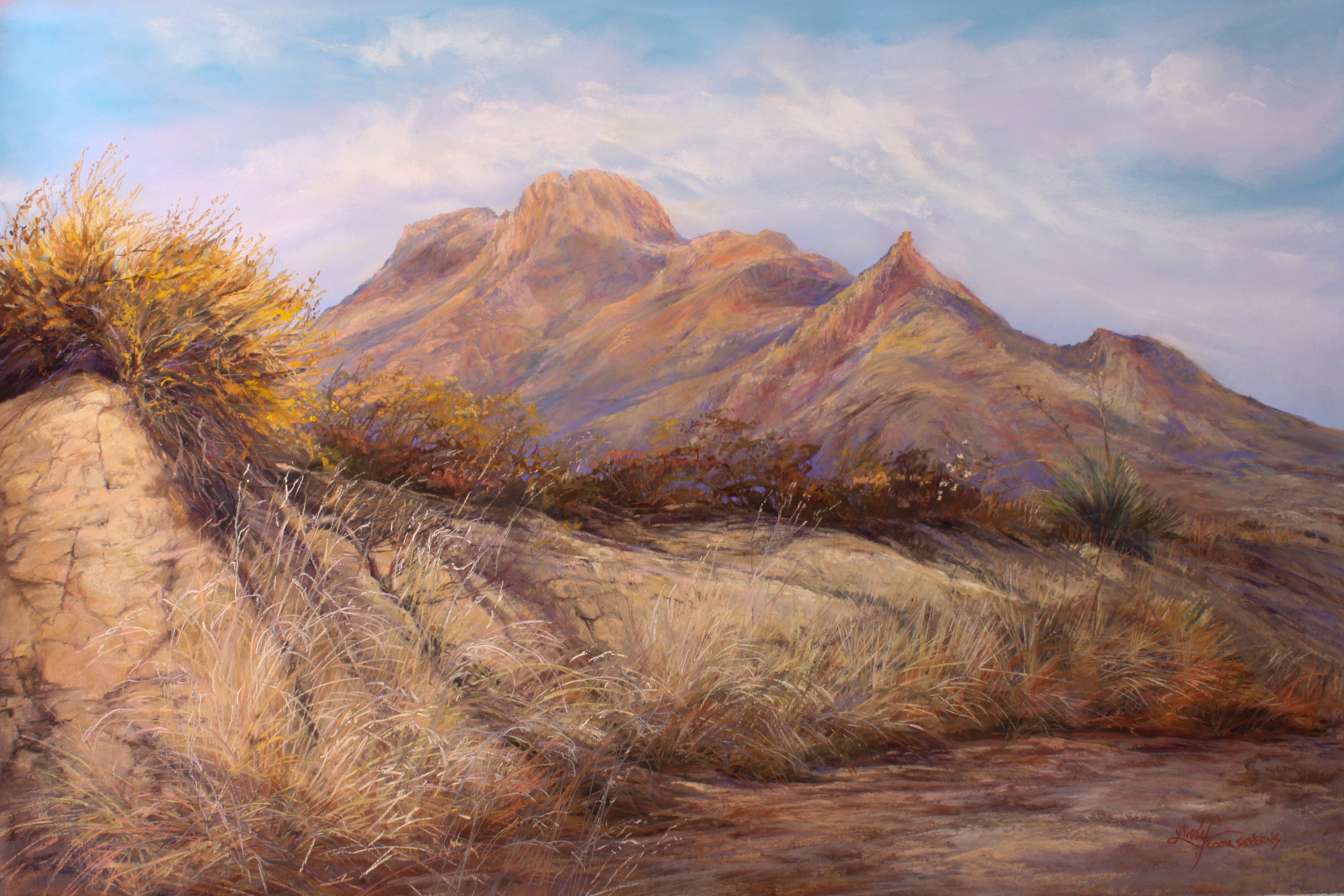 Desert waking 20x30 pastel lindy c severns 1 edit n892nq