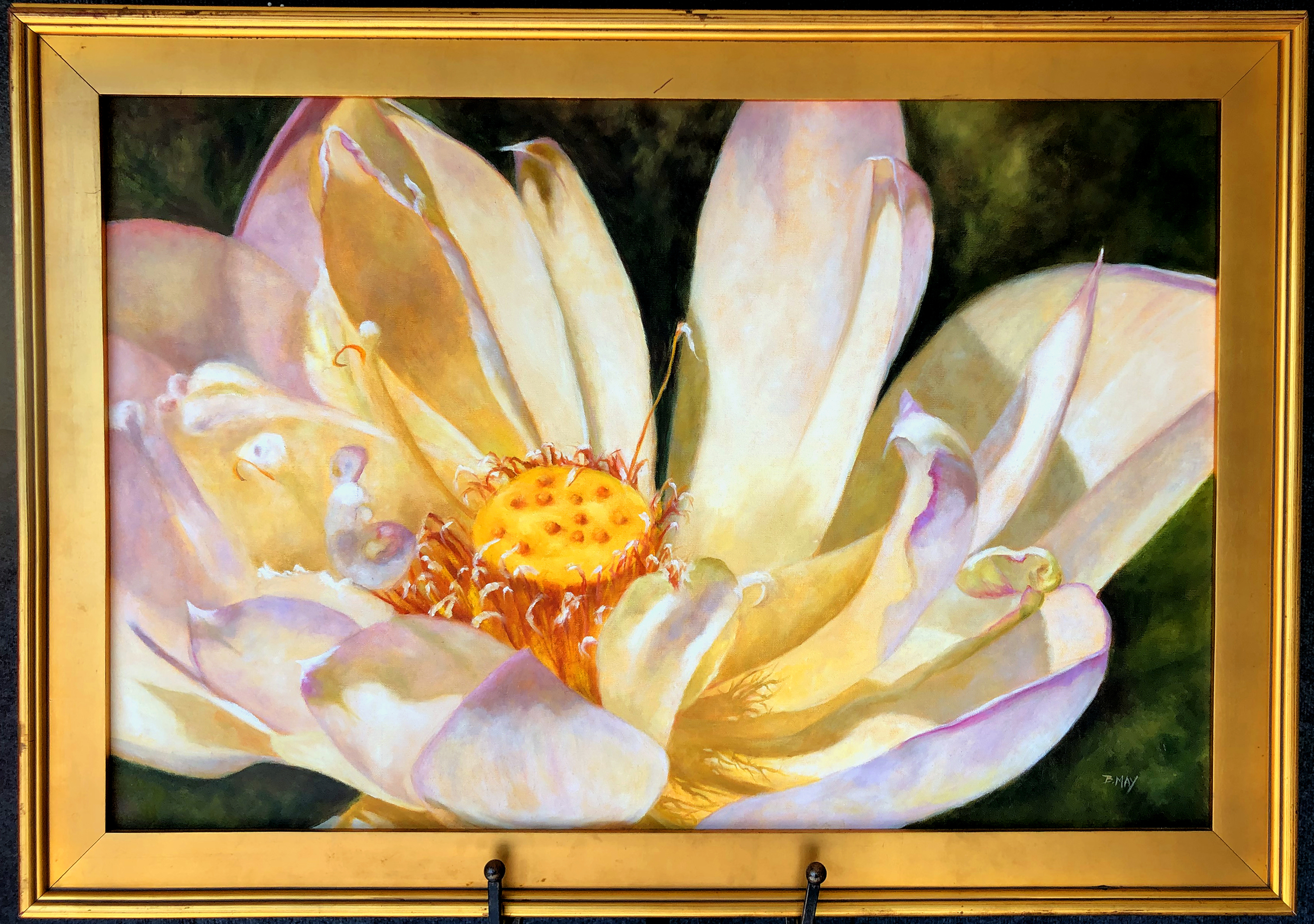 Lotus Heat Original Oil Painting