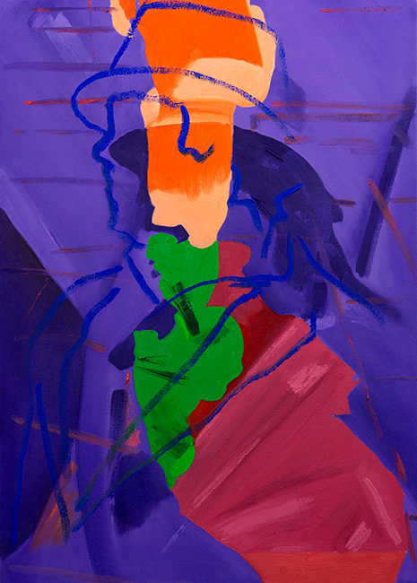 Stuart bush 2020 play his base desires oil on canvas 50.2 x 70.3 x 3.3 cm 2020 wcvvrd