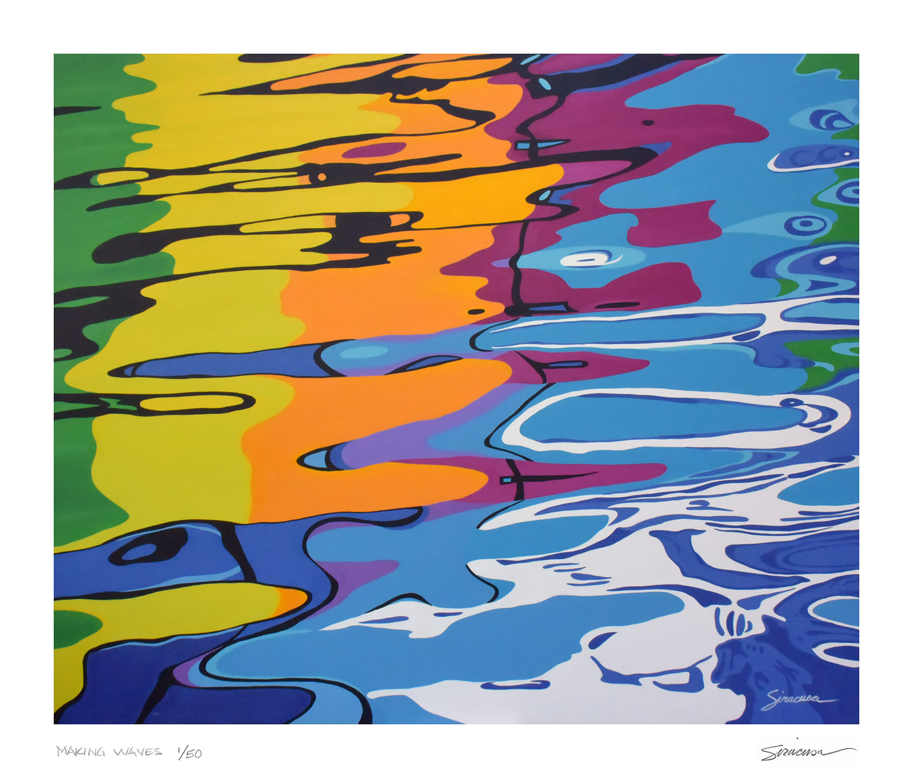 Making waves limited edition print ungrnv
