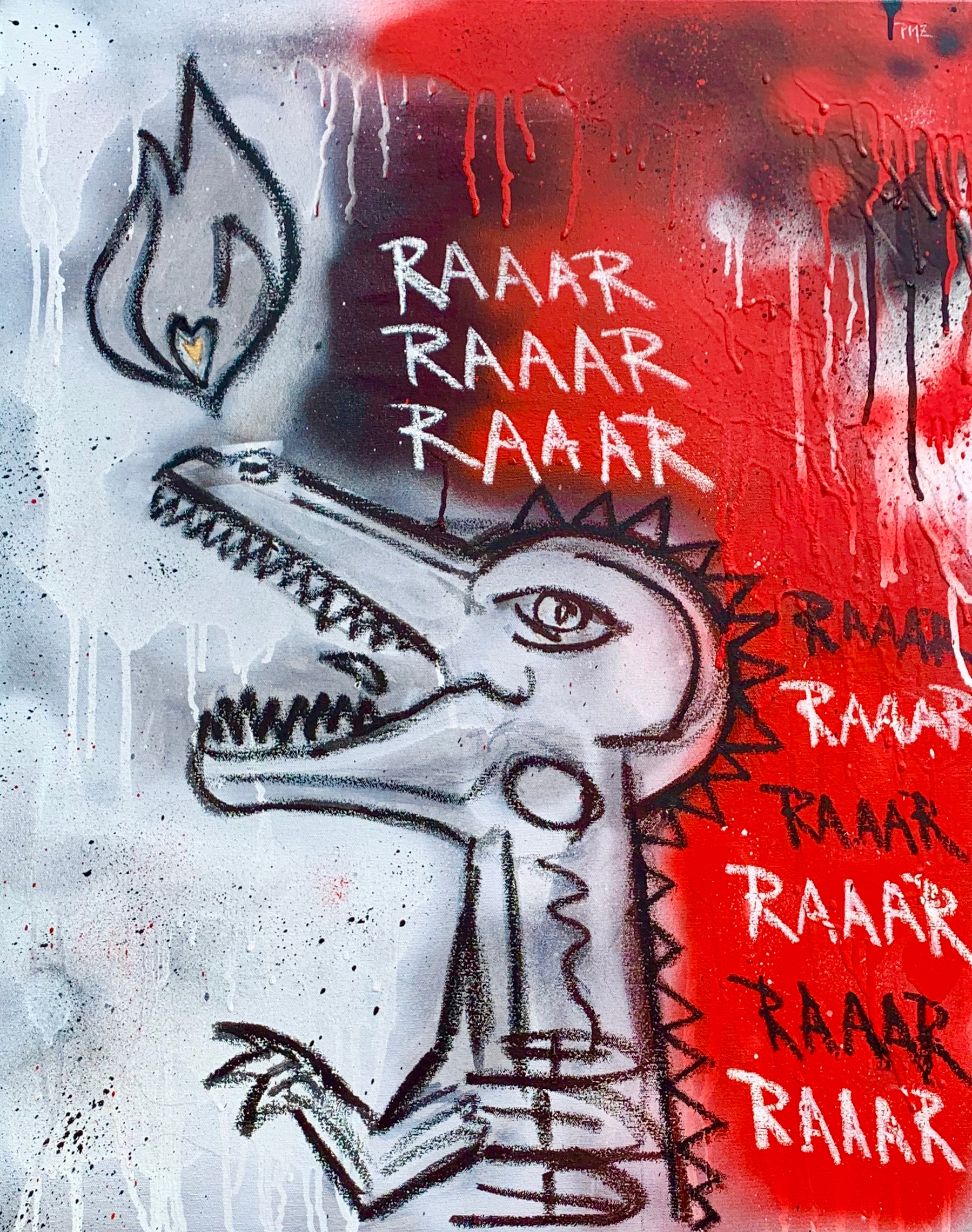 Raaar pop painting artist paul zepeda zhjkk4