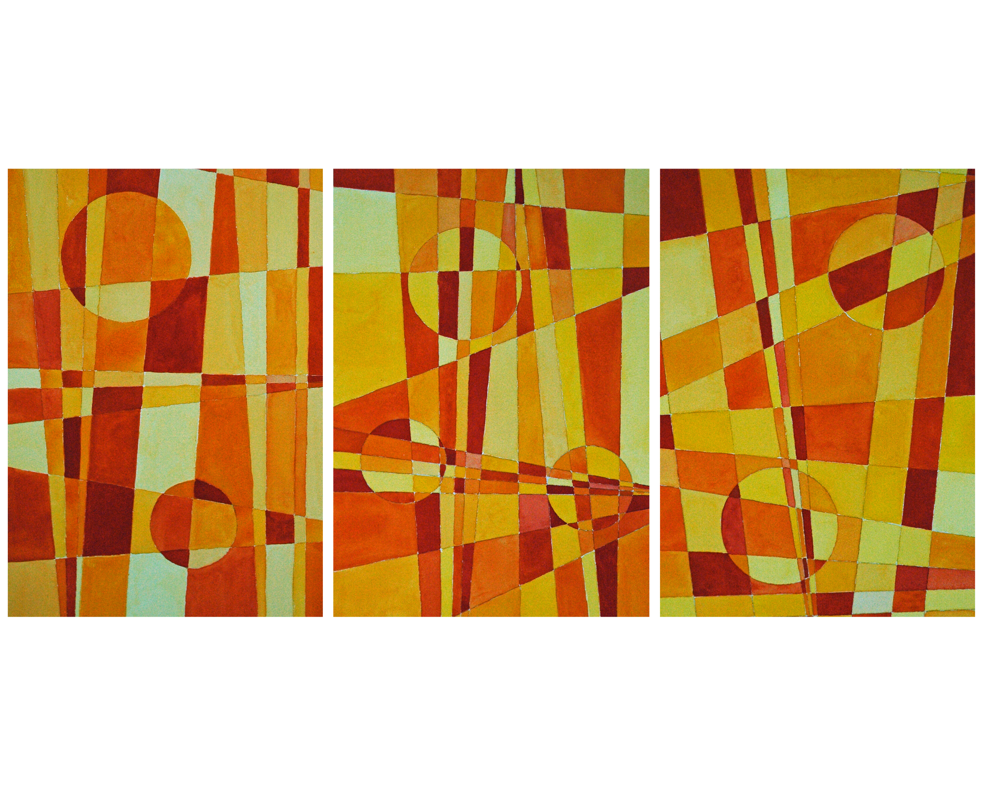 Triptych   yellows oranges and reds im8u7p