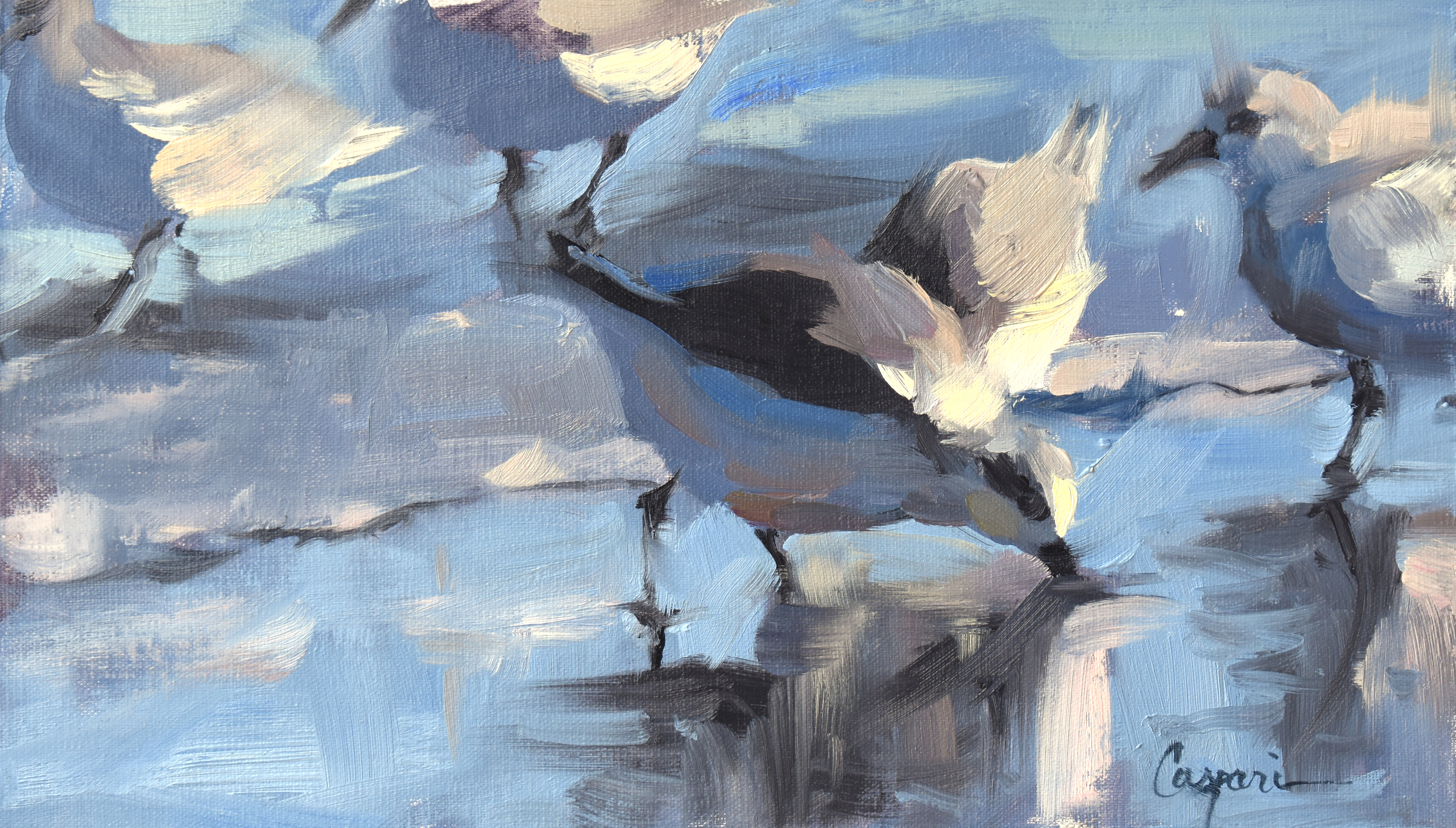 Sandpiper study iii 12x7 oil 2020 j58bju