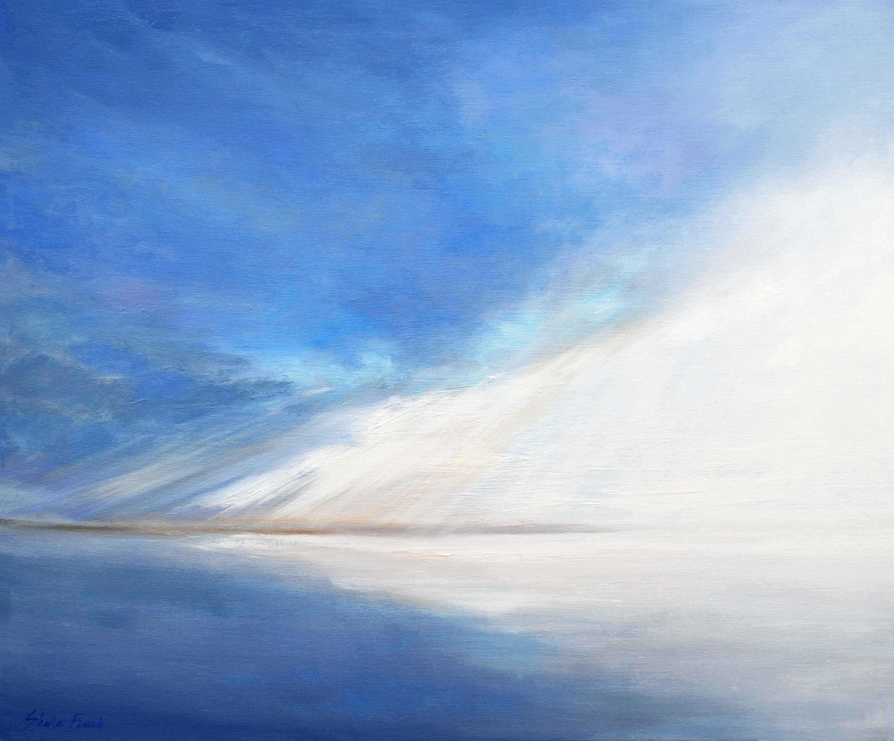 4121 light on the bay oil 20x24x1.5 sheilafinch kvaux7