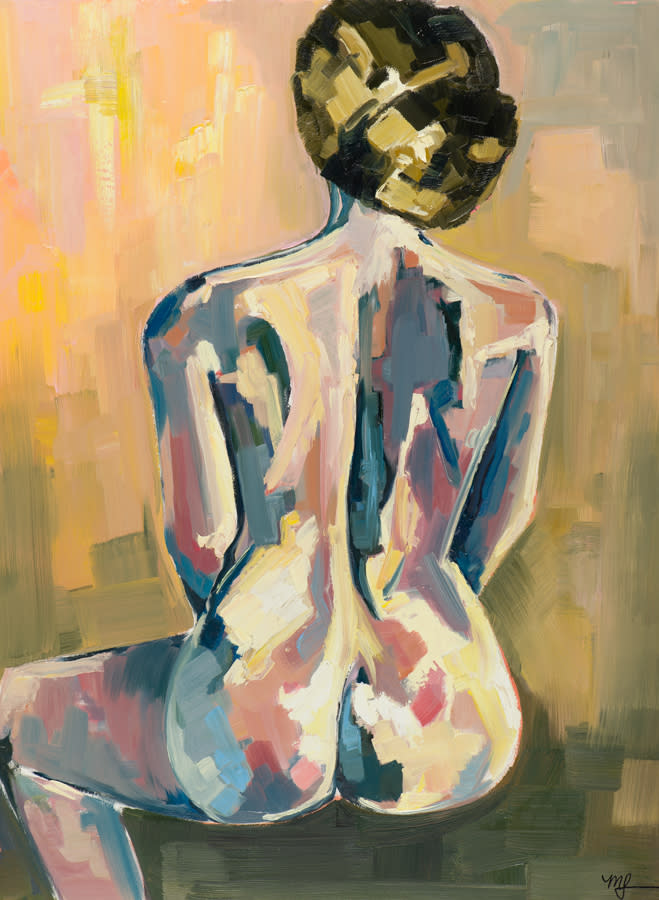 Nude 2 22x30 400 oilonpaper skntft