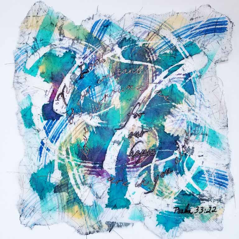 Psalm 33 22 original art tsmuwo