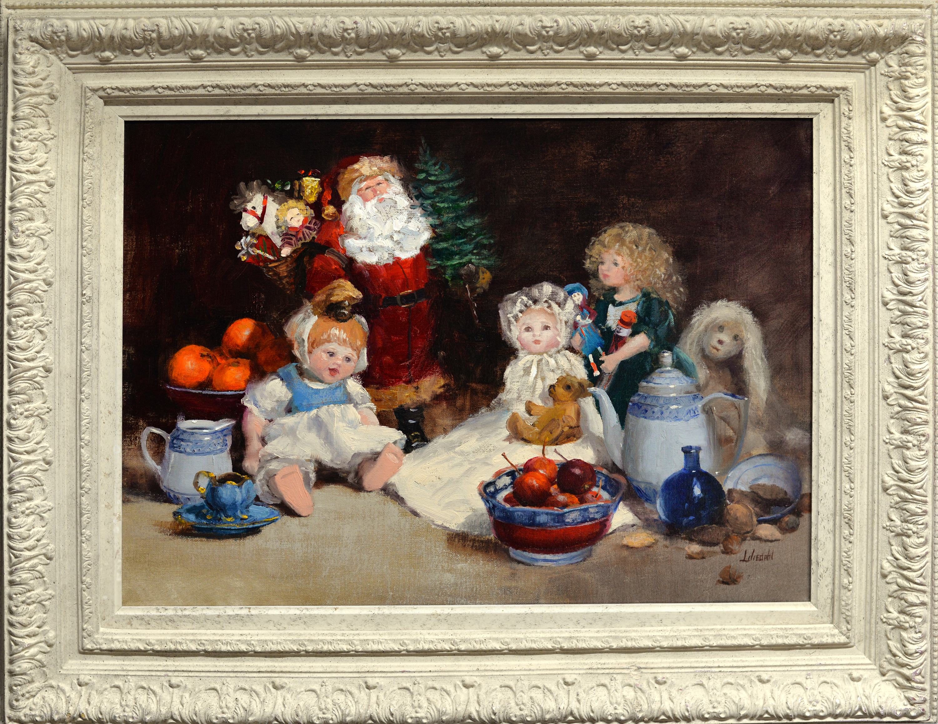 Christmas dolls original framed d610 d7psr3