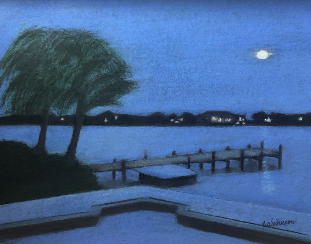 Moonlight on the lagoon y6cjrx