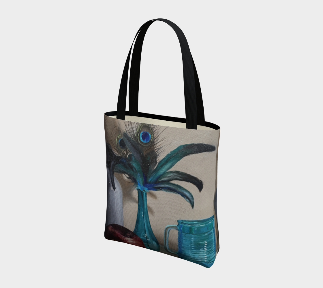 Abbey fitzgerald stilllife in blue unnlined tote dado7p