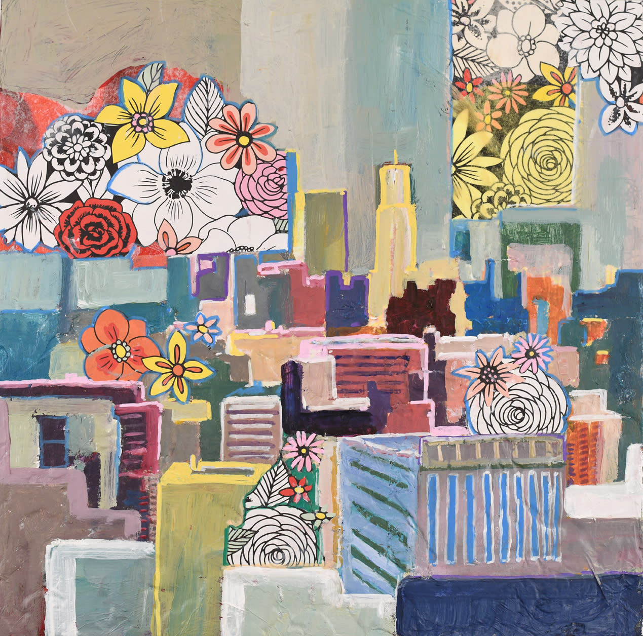 Blooming city 16x16. webjpg agjbf2
