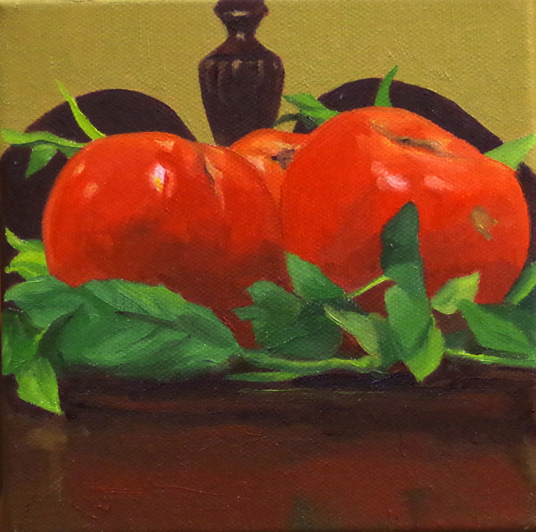 Tomatoes on a sideboard c2xdkz