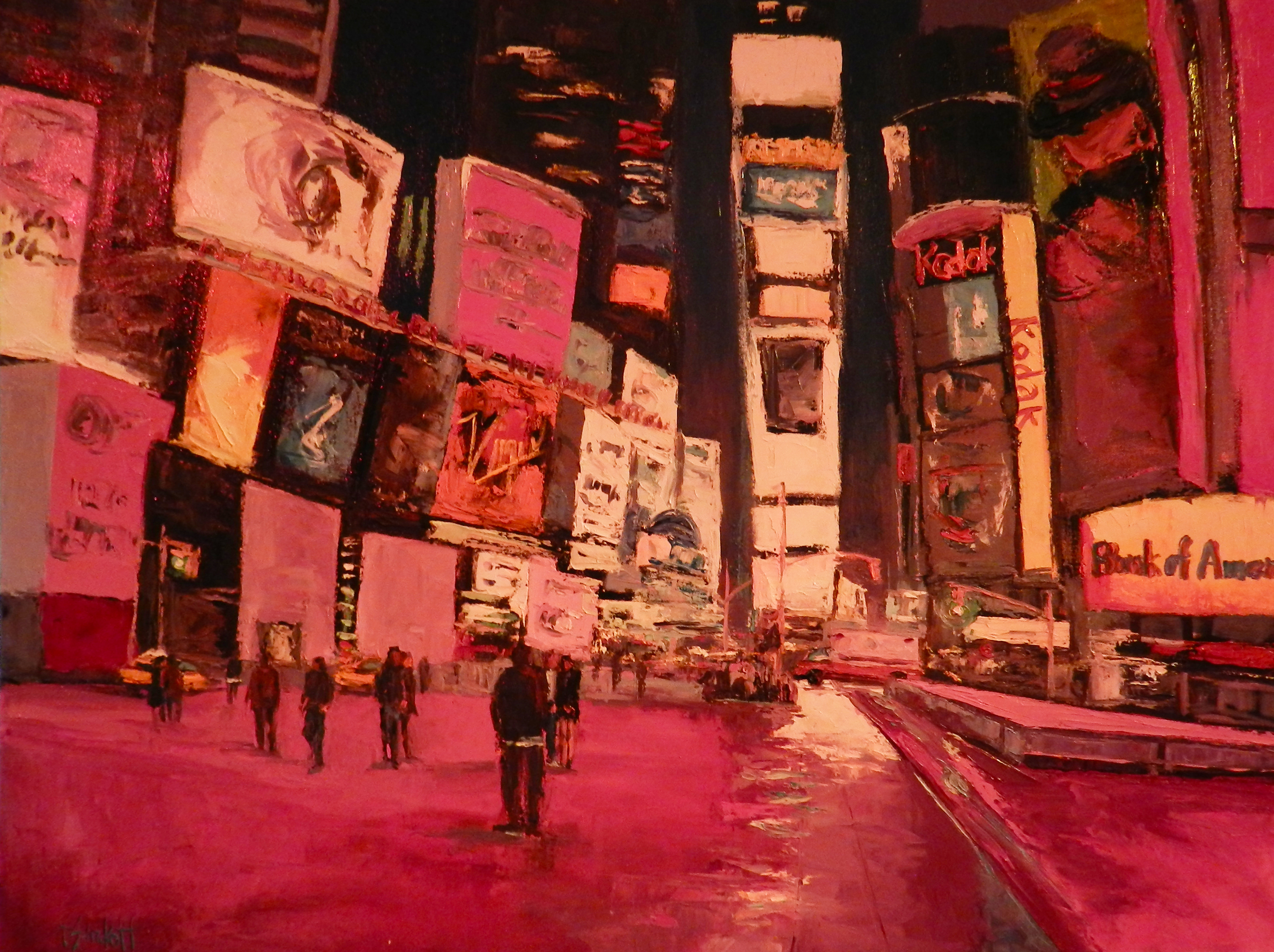 Redstreetsatnight30x40 xbqwpu