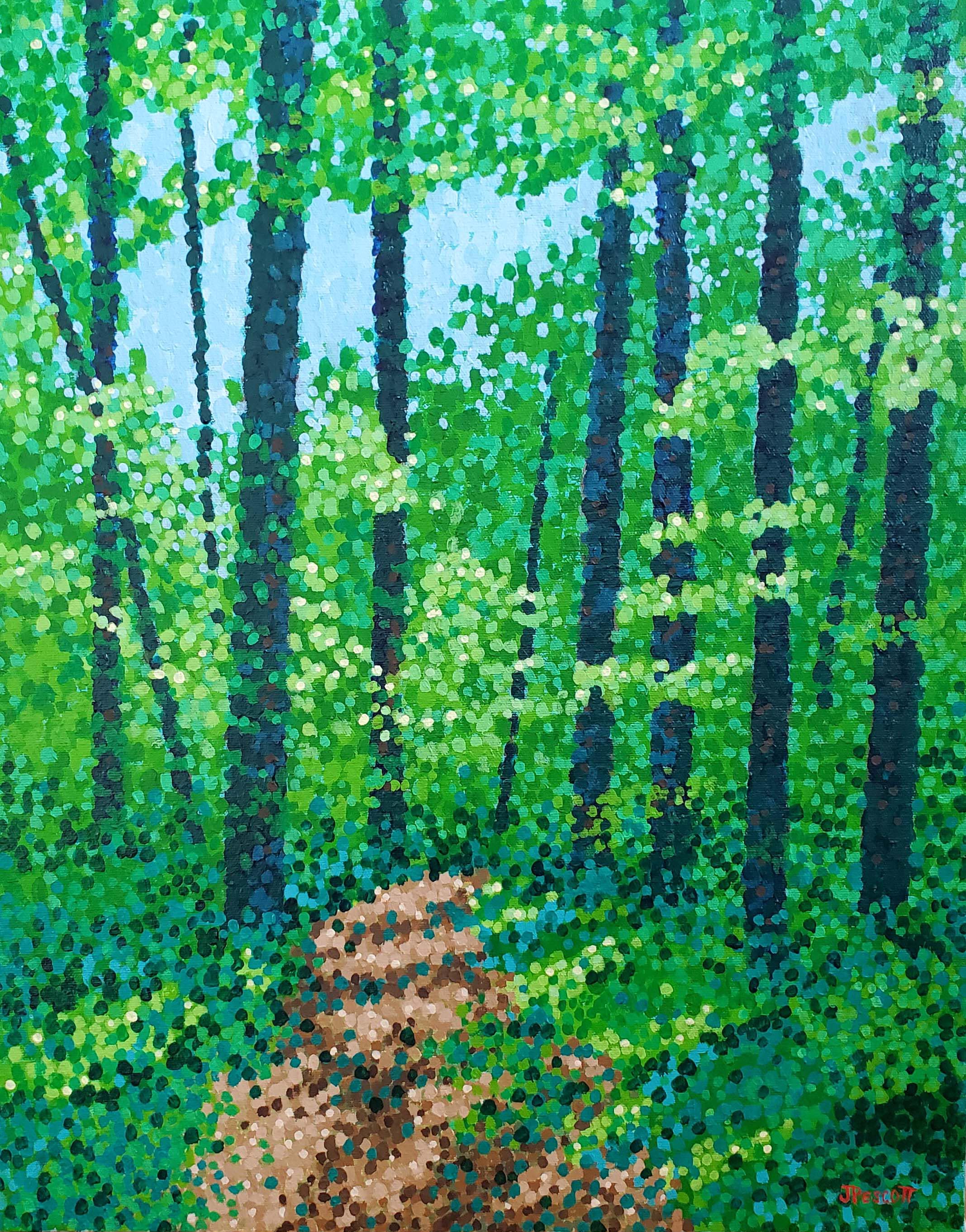 Pescott a walk in the woods 16x20 htaxqm