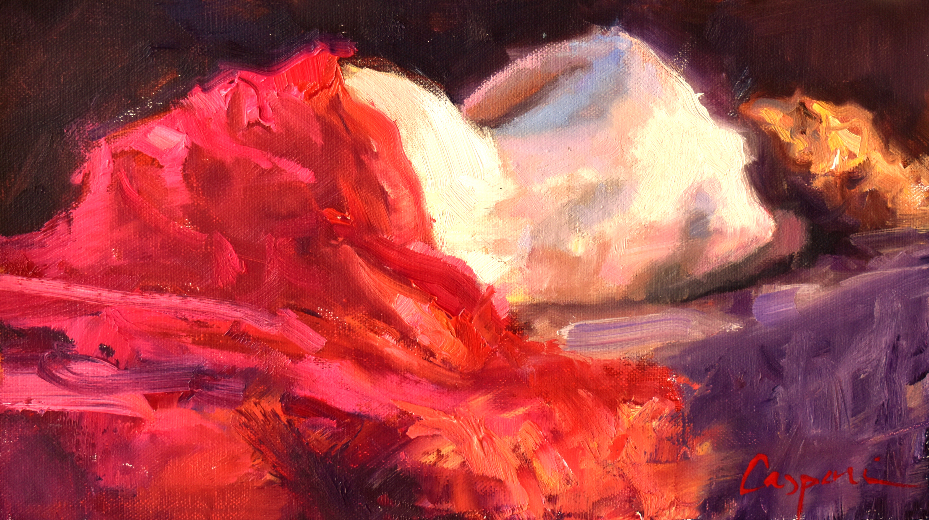Figure study in red 10x5.5 oil 2020 bii1zr