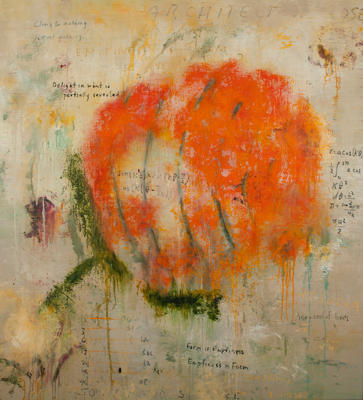 Form is emptiness emptiness is form oil on canvas 66x60 n1vaw5