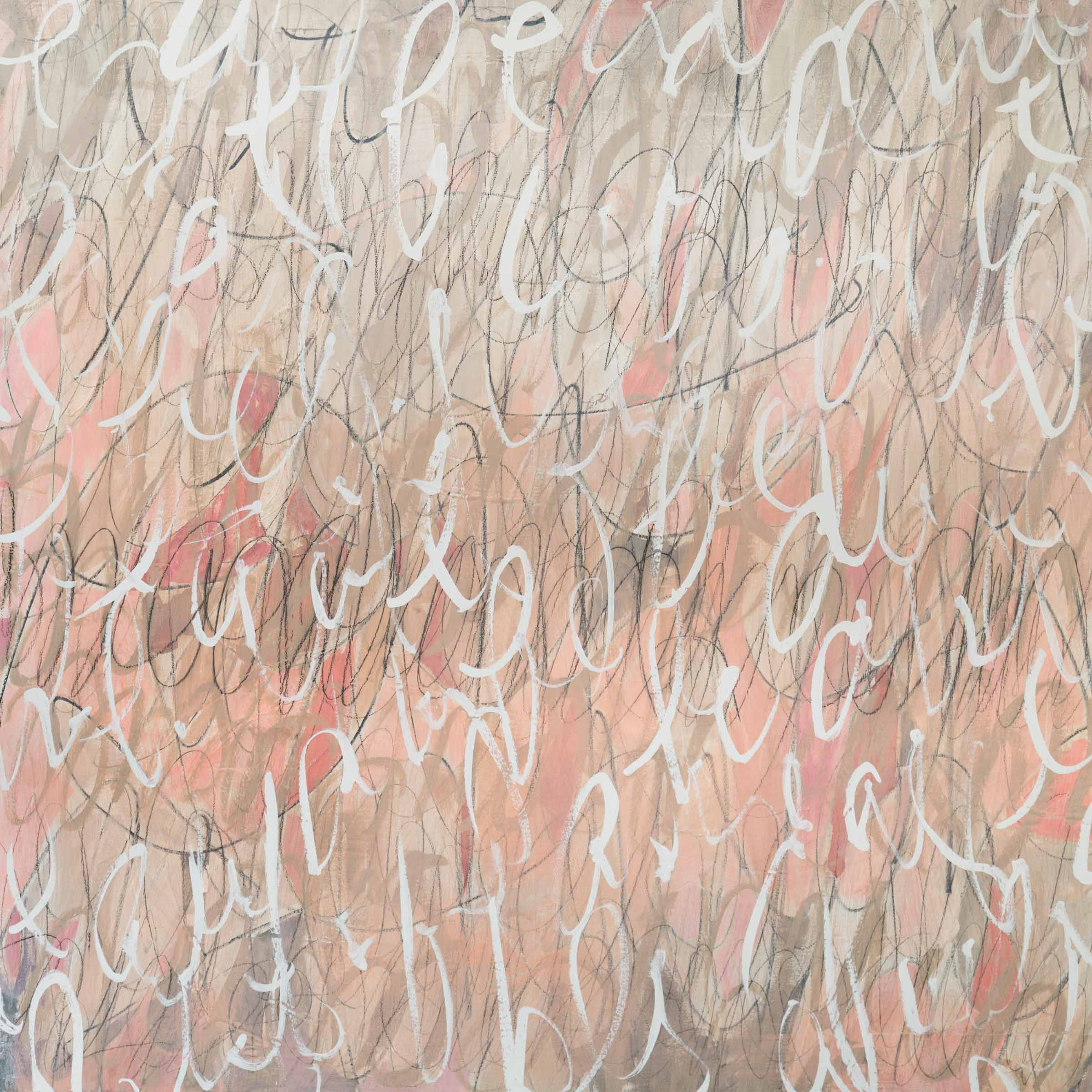 The love letters sunrise 36x36 acrylic and graphite on canvas 2020 jaap ynf90n
