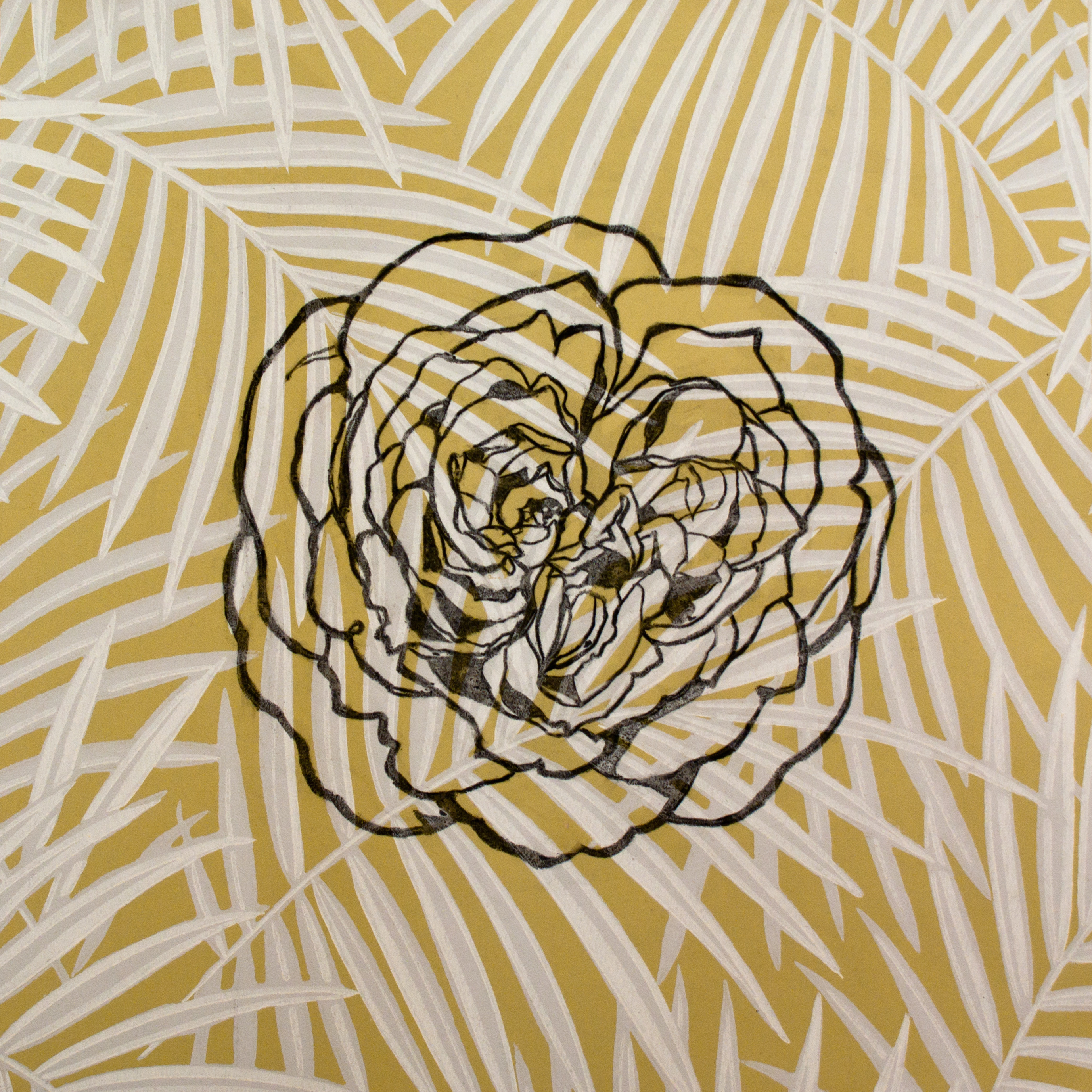 42 english rose perdita 15x15 charcoal on wallpaper sample 2013 jaap o5pjmy
