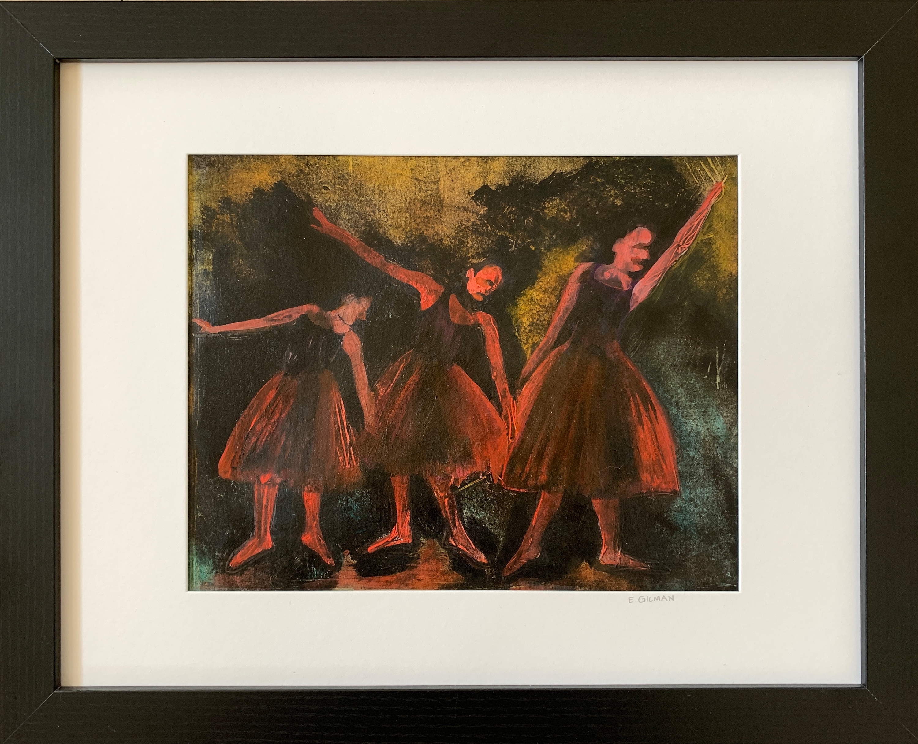 Red dancers   framed z8zsmk