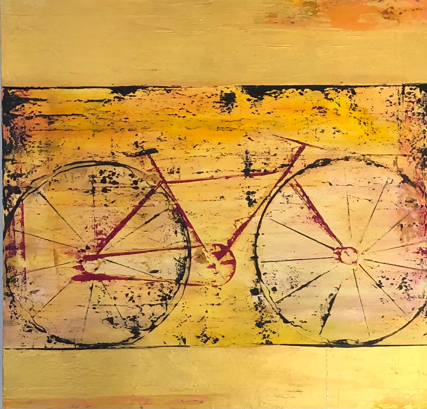 Golden bike lwfjec