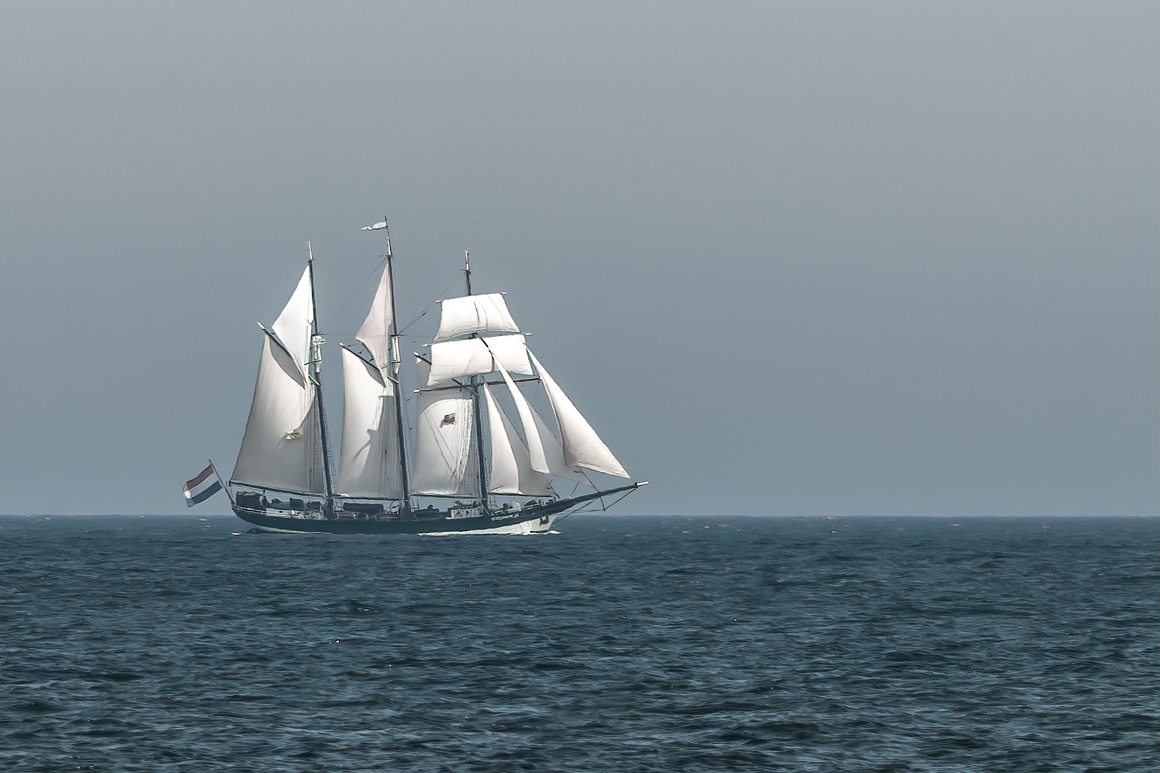 Topsail schooner oosterschelde   north sea  kapzr7