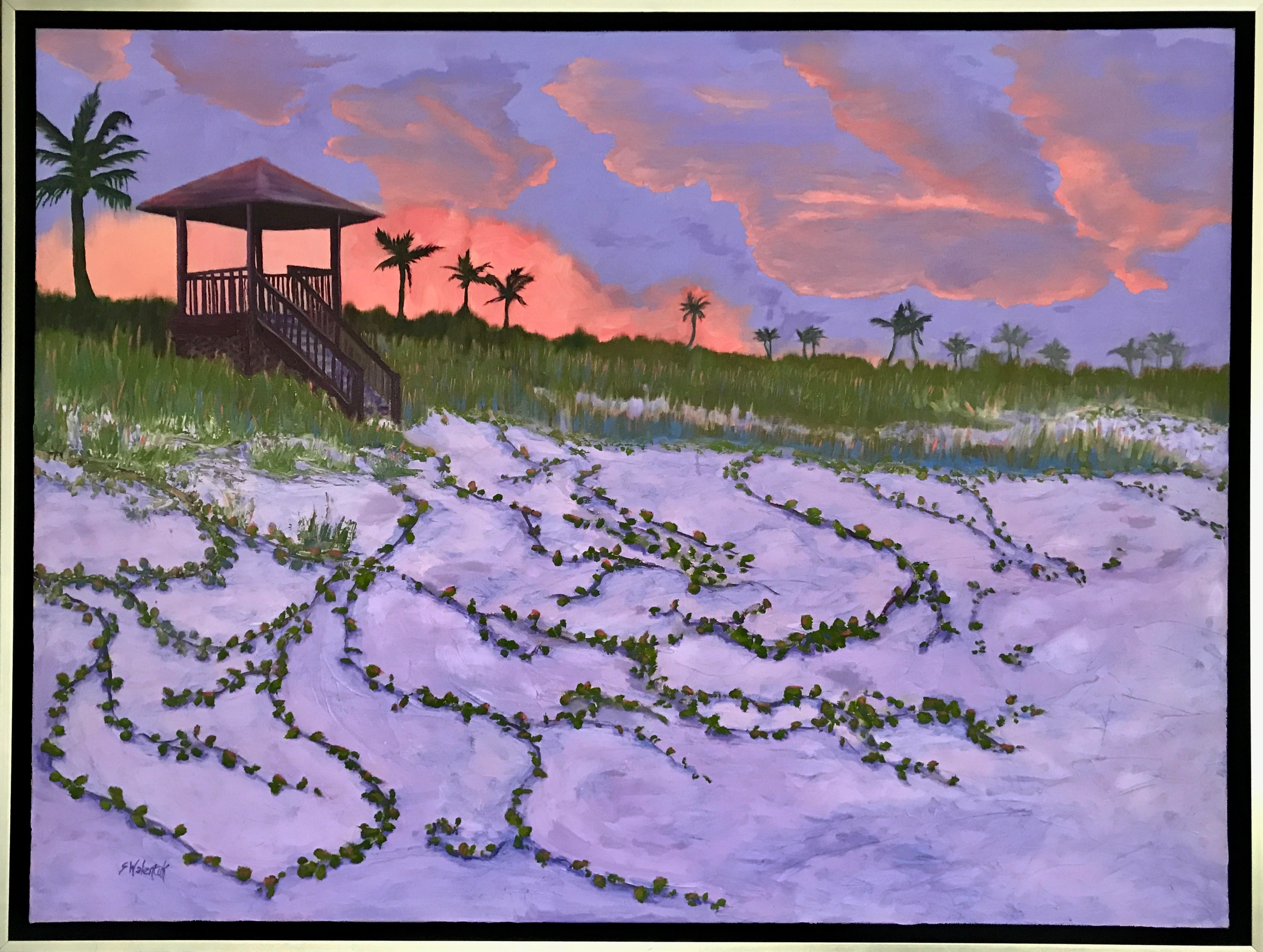 Beach vine w frame egxhld