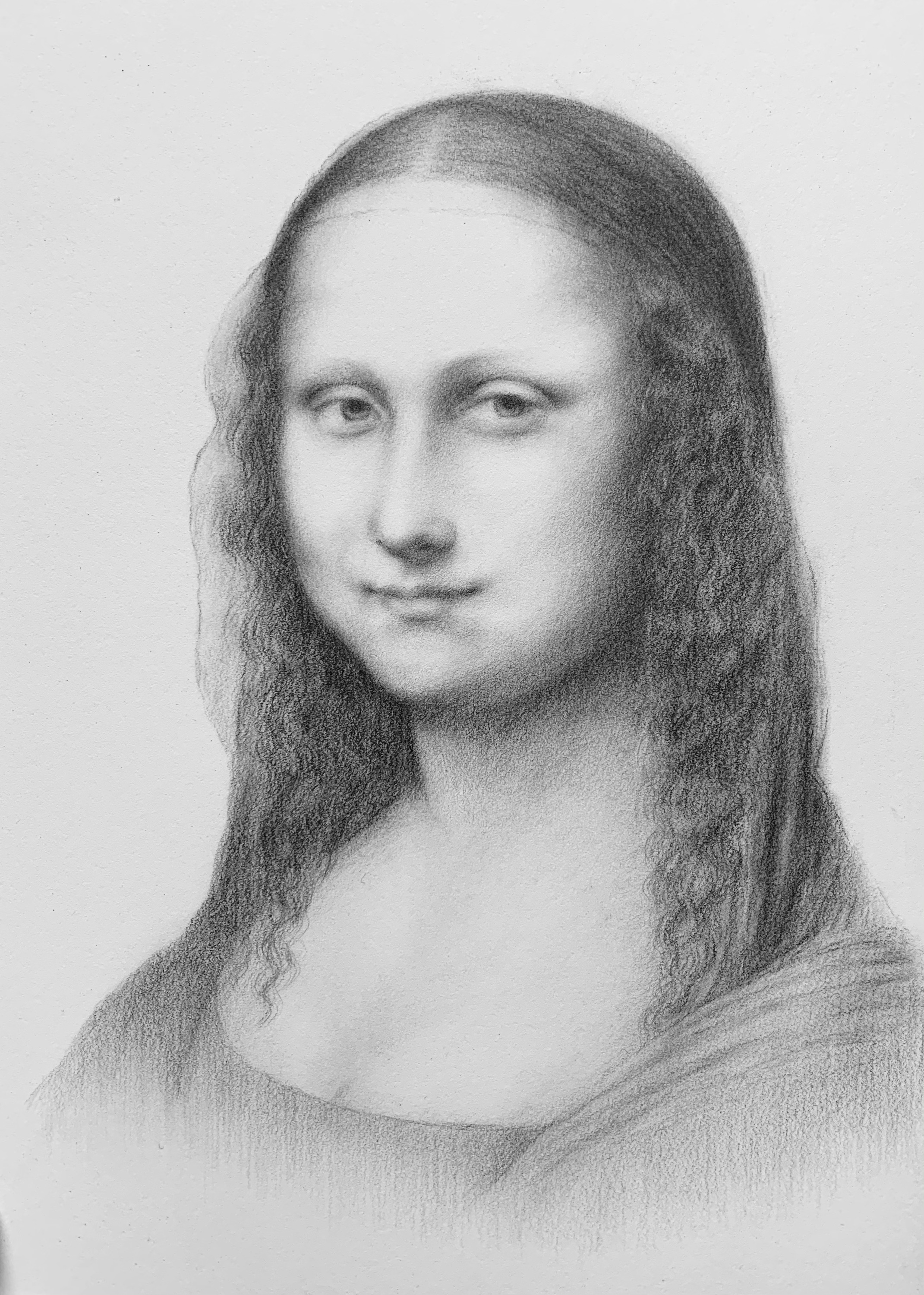 Monalisa | Pencil sketch on drawing paper. | Artsy Firefly | Flickr