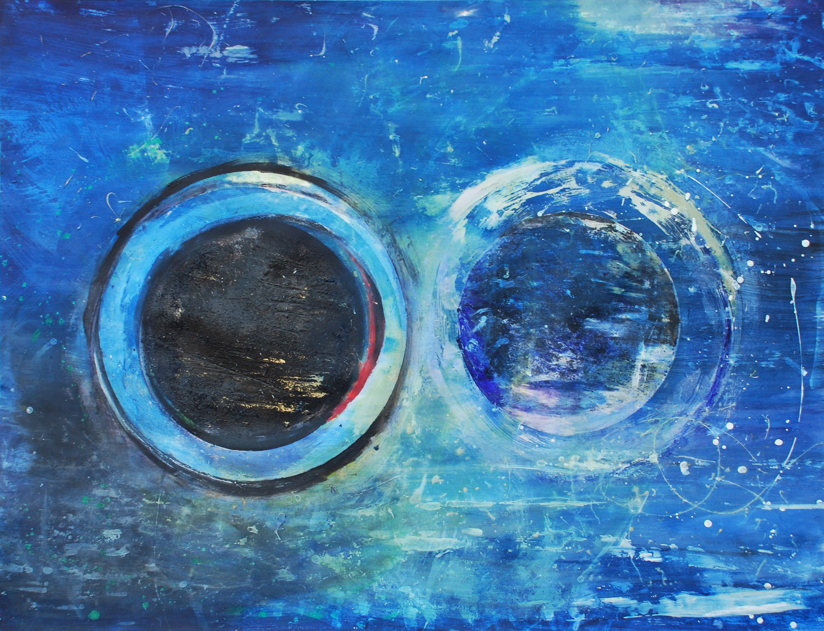 Partial eclipse16mb 38x50inches mixed media on paper ljvv2r