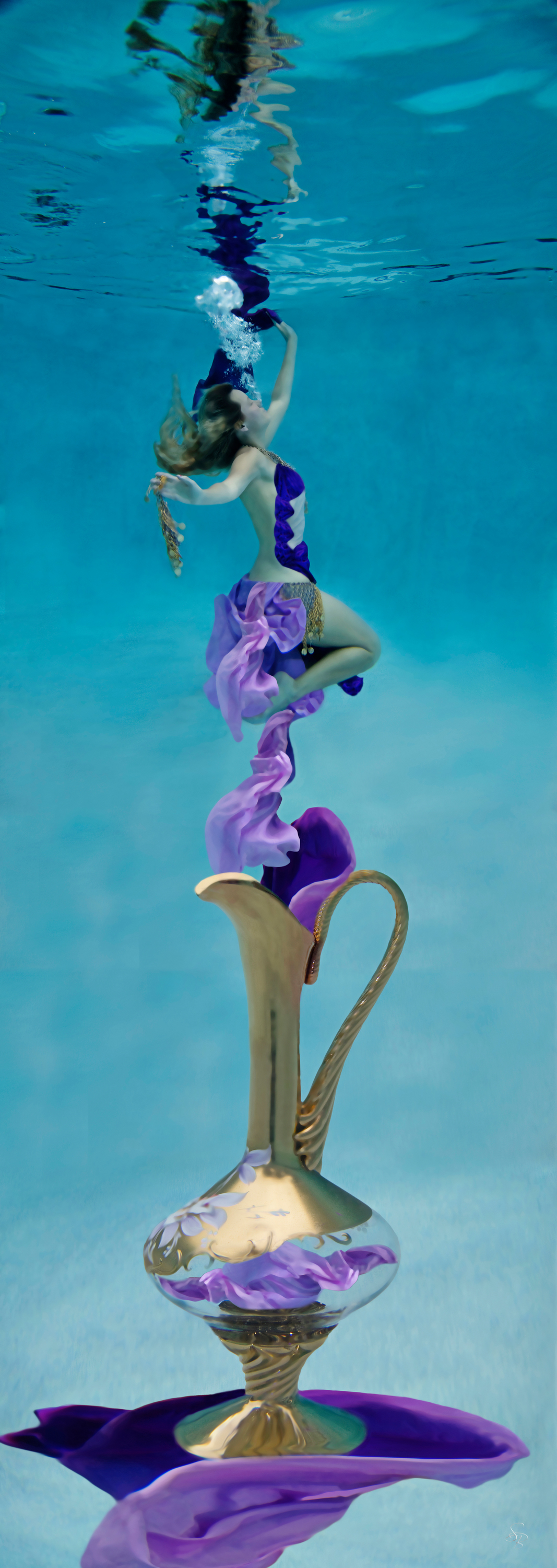 Suzanne barton .jinni i.12x36 infused on metal 1100 gox7xp