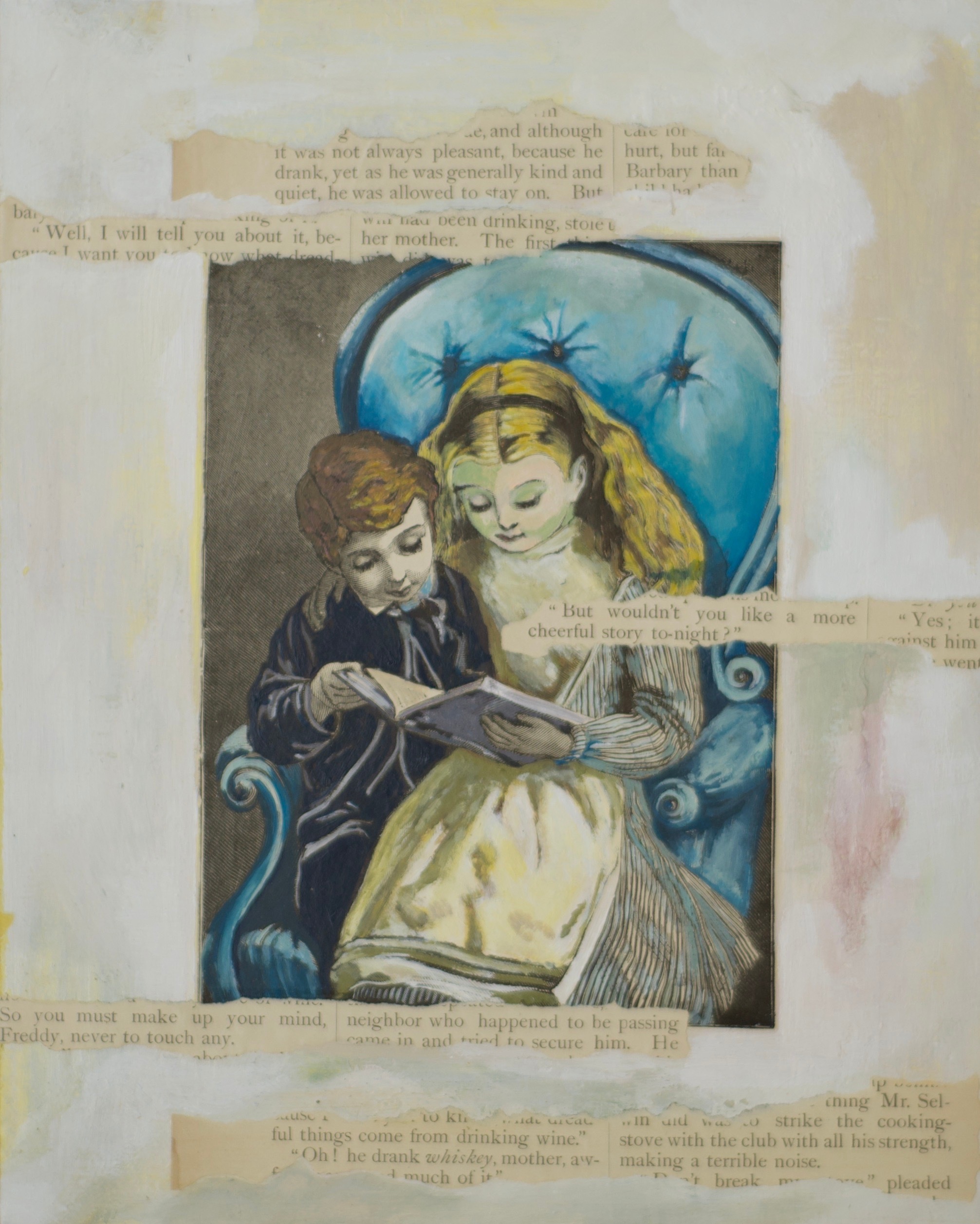 Girl reading 20x25x1cm 2019 u3kimc