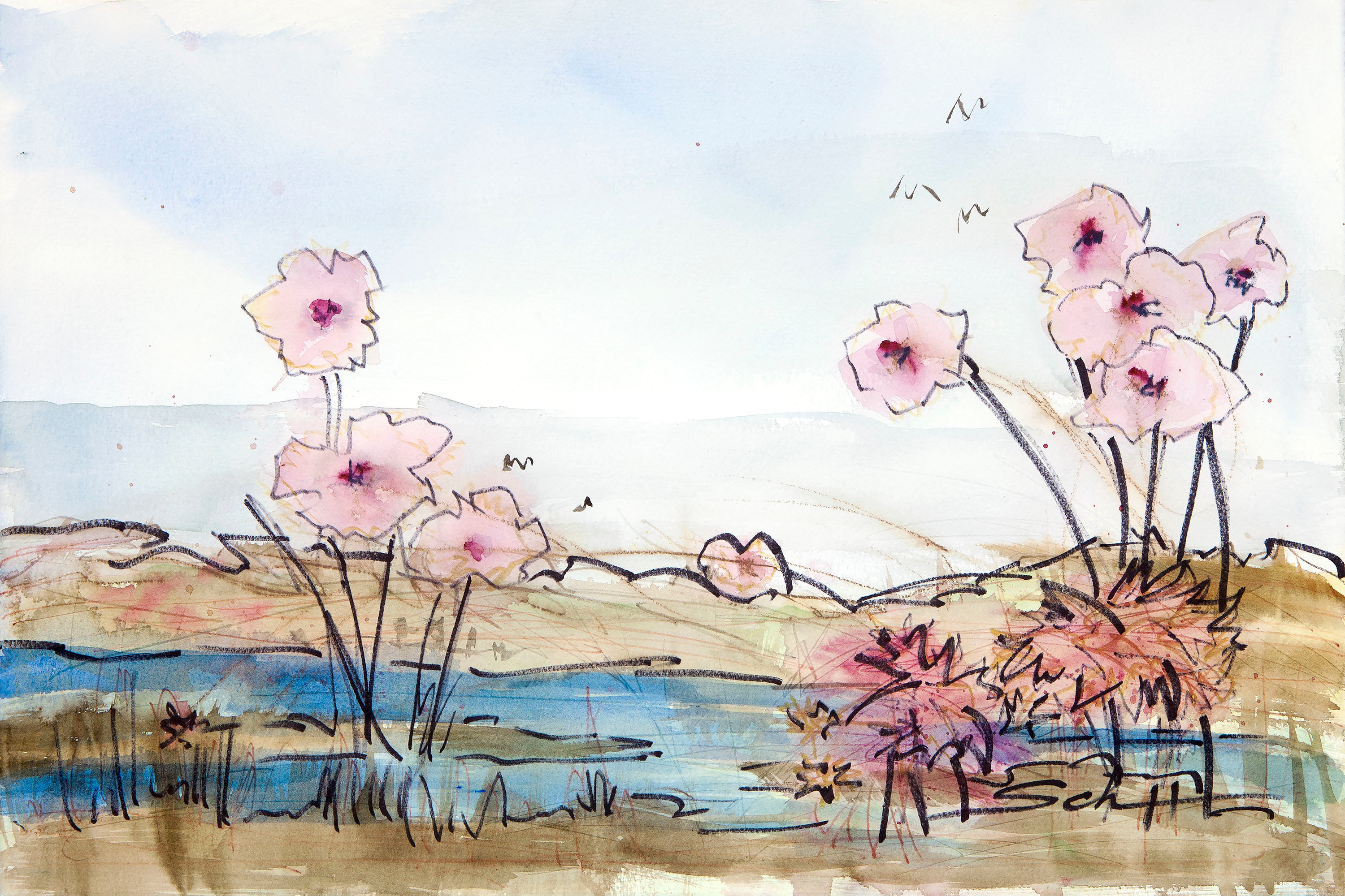 Marsh flowers v8rhiy