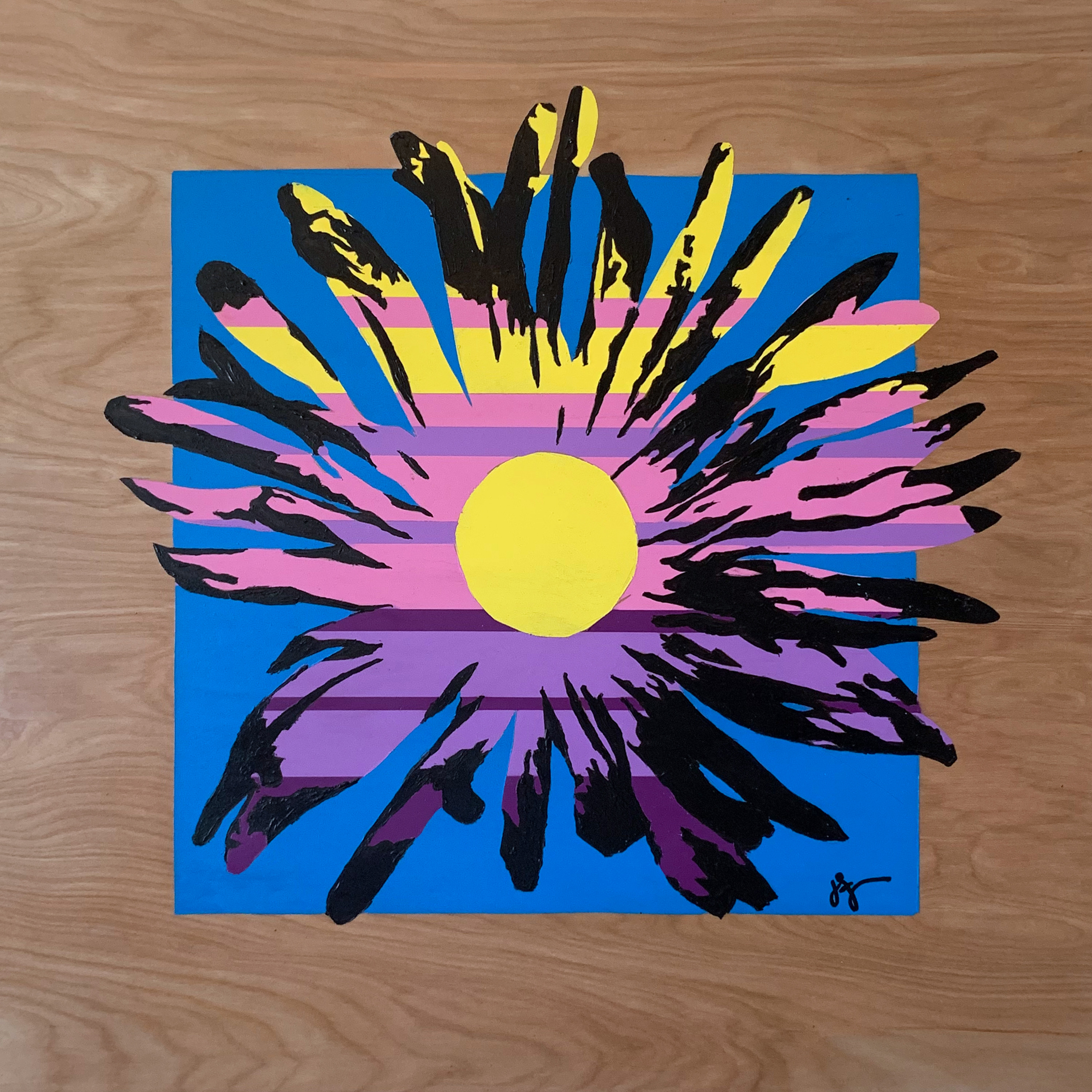 O1911 sunny daisy 2 hradwt