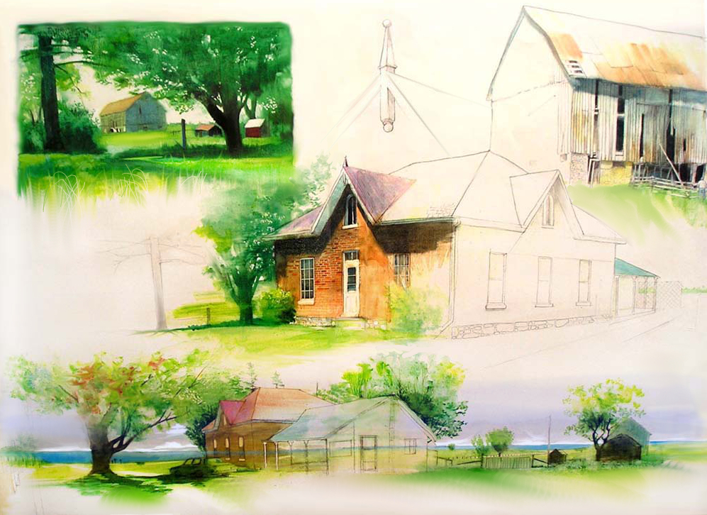 Sketchy farmhouse q7fm6q