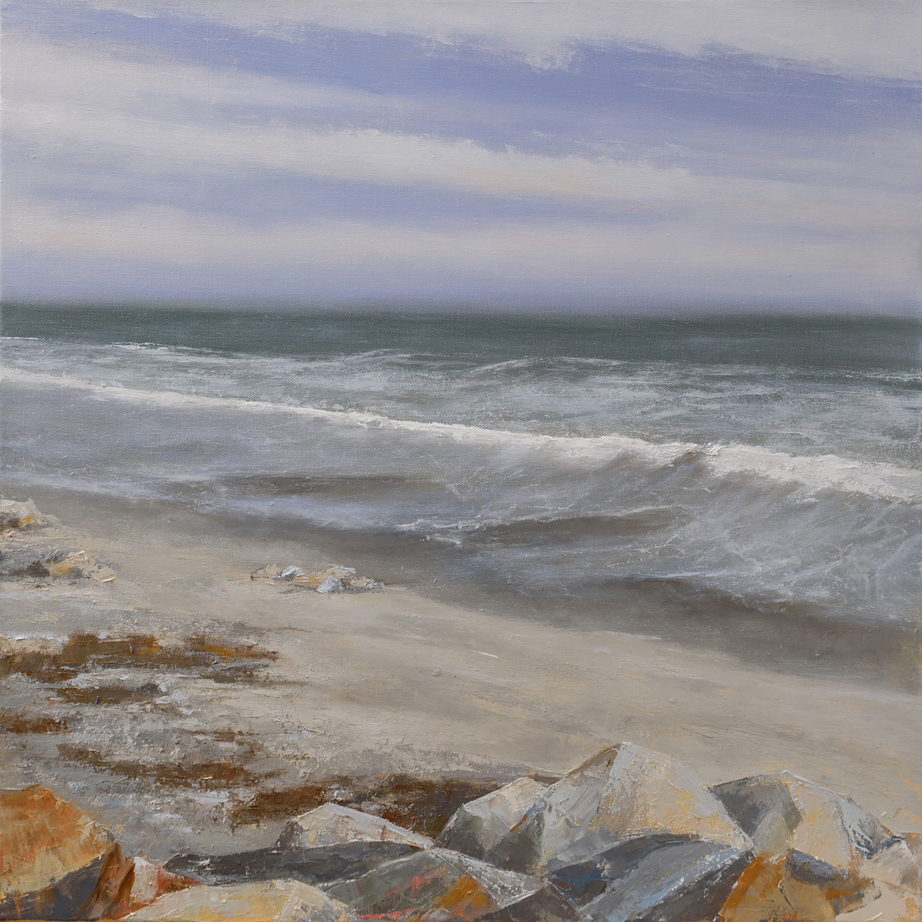 Clifford wray beachday oil 24x24 xhcqjs