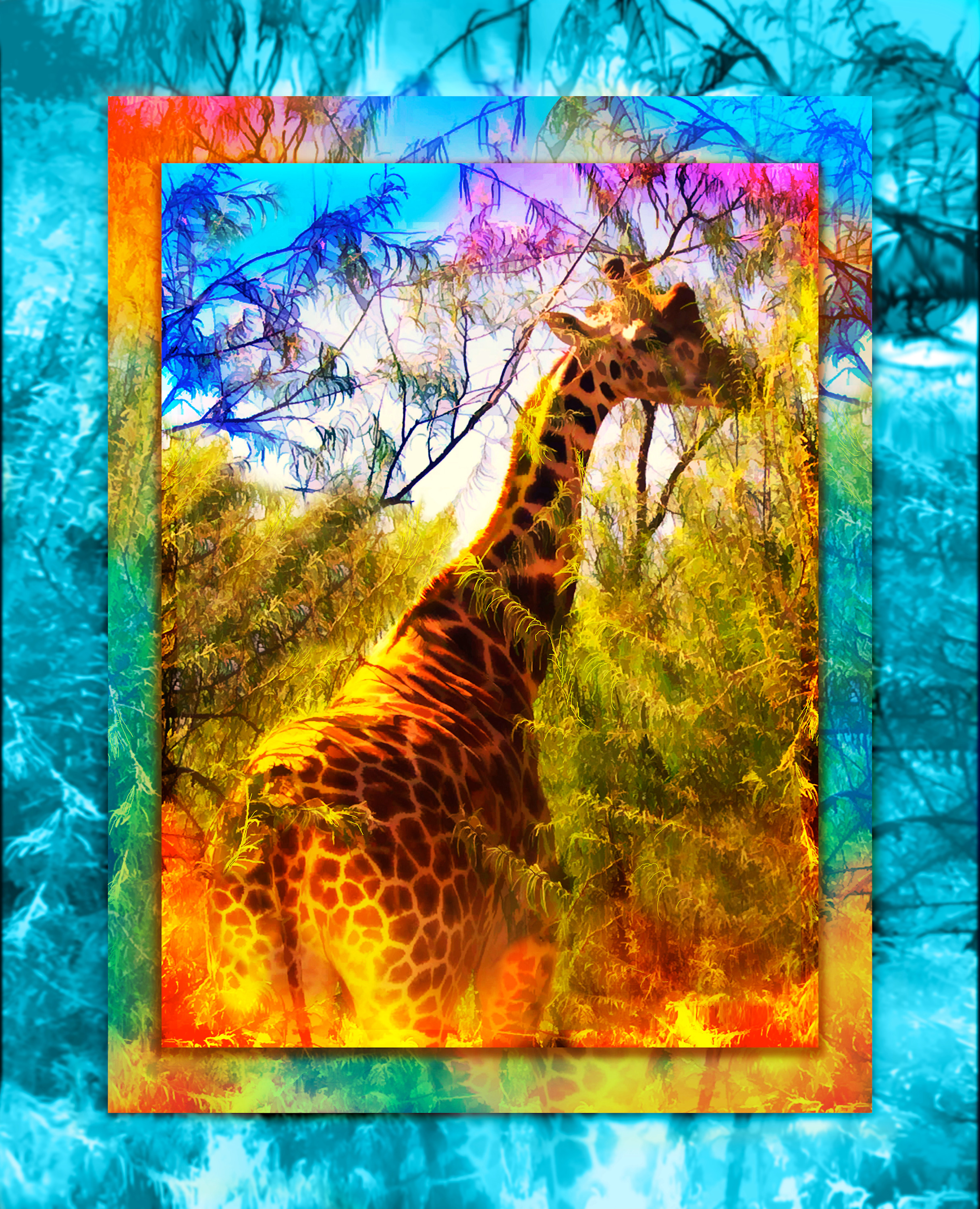 Grazing giraffe 2021 34x42 limited sm ijiyui