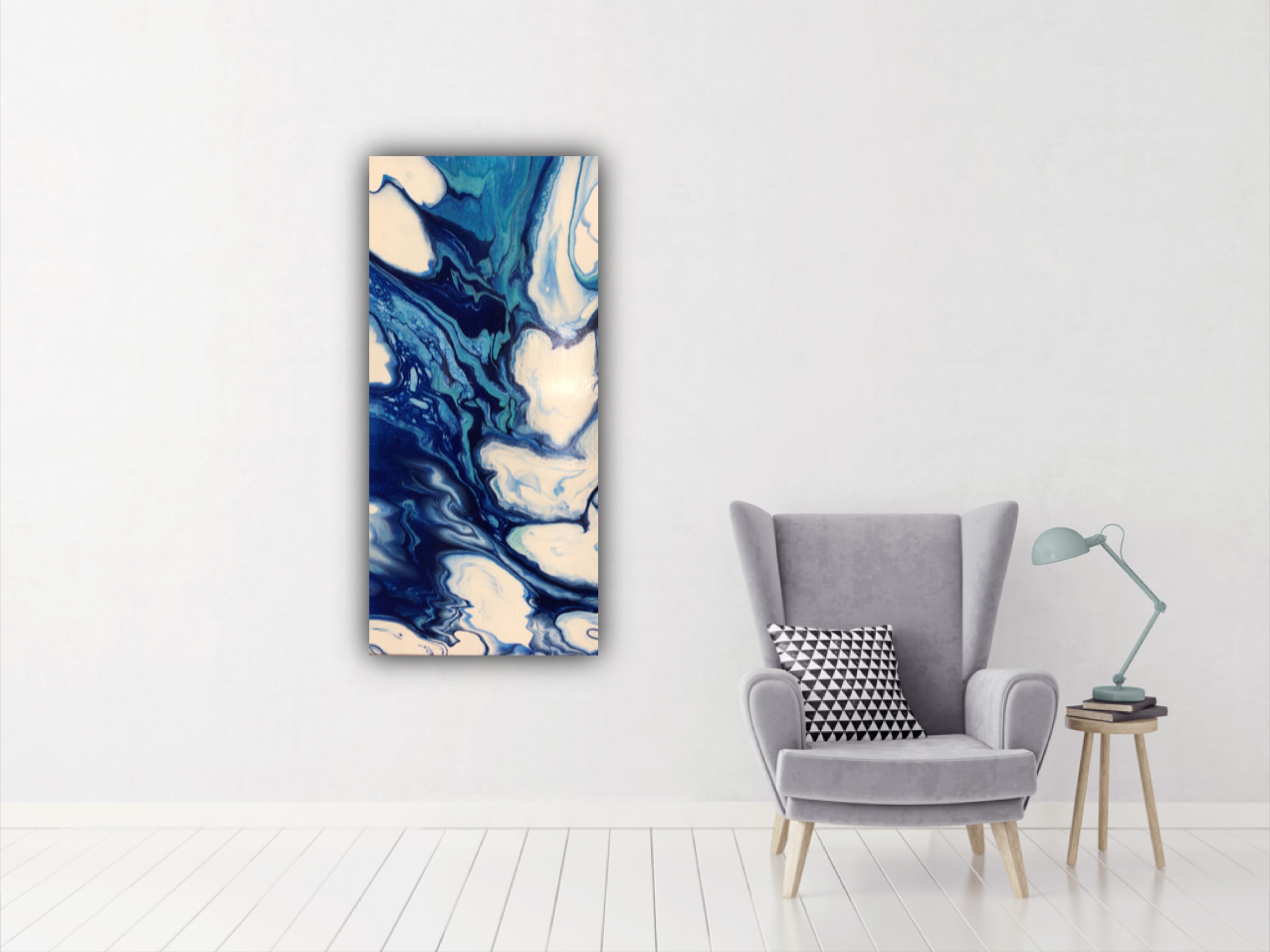 River flows room setting 15 x 30 inches ilatko