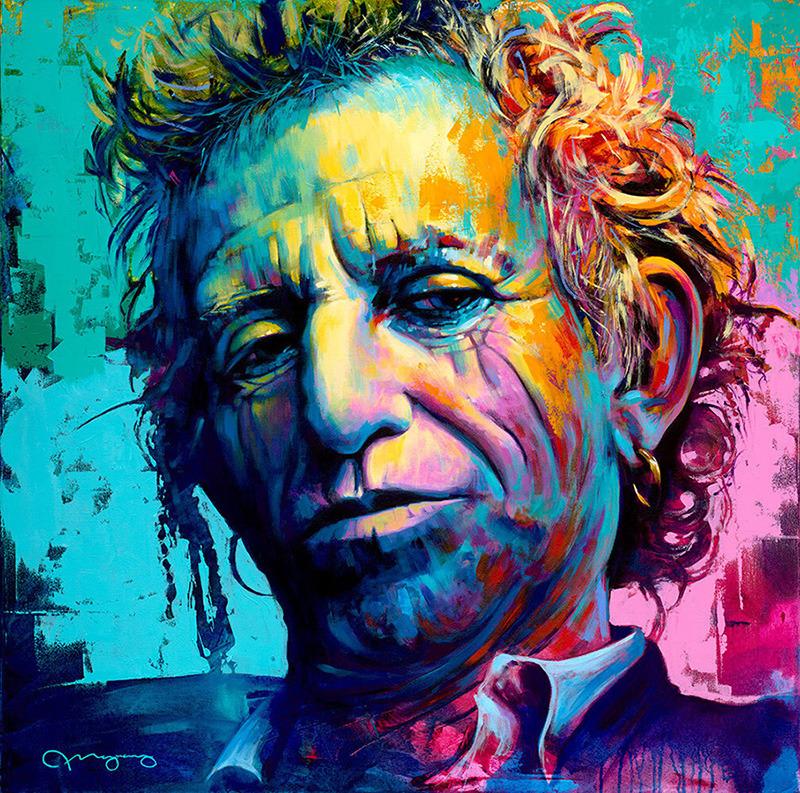 Keith Richards 2 Art | J. Magurany Studios Inc.