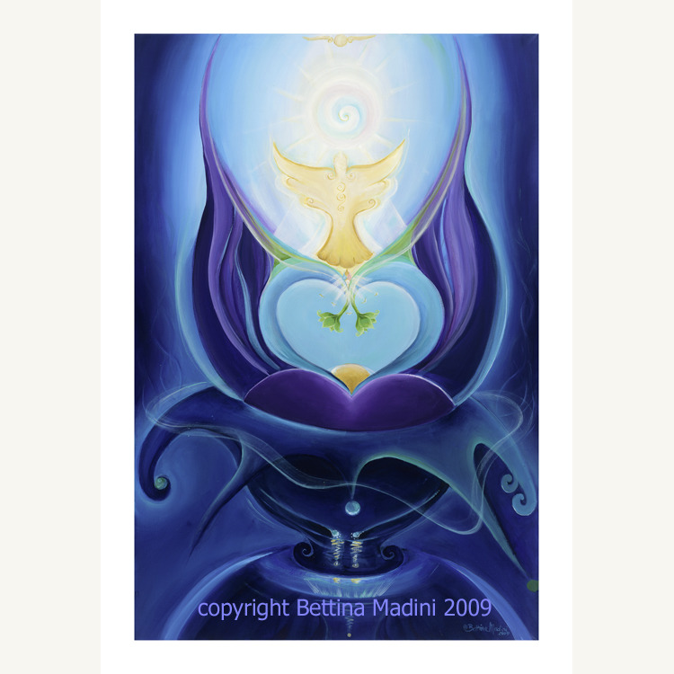 Ascension print on paper 19 x 13 or 33.25 x 22 ordun9