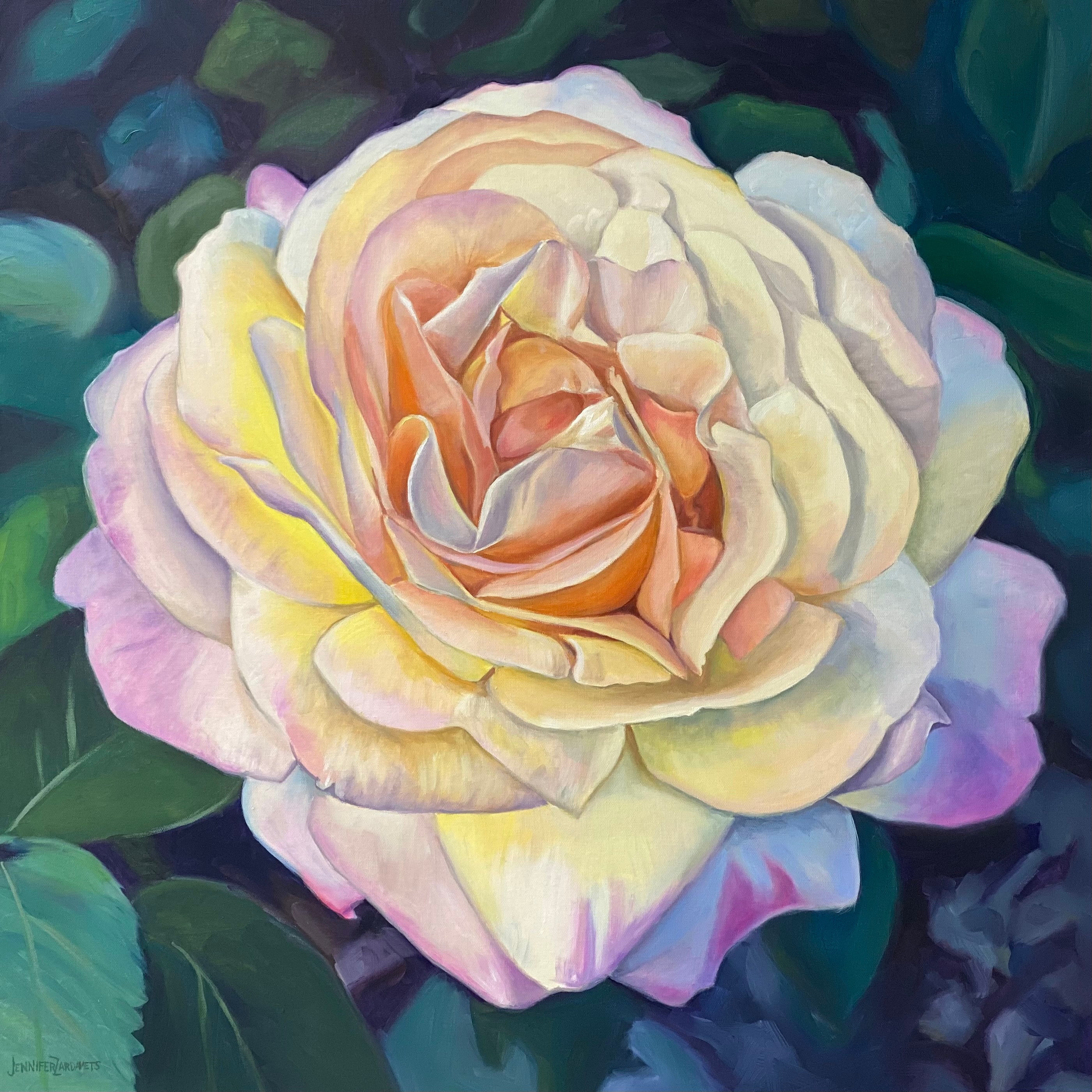 Peace rose 30x30 signed rpmsyy