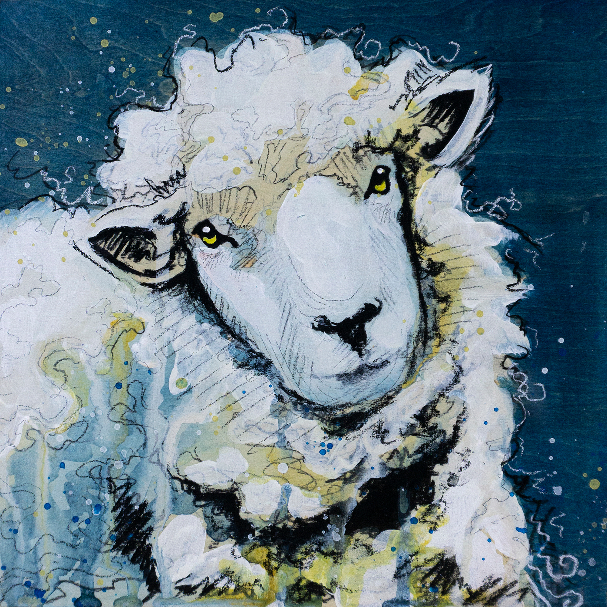 Wooly lamb painting final original lmidwg